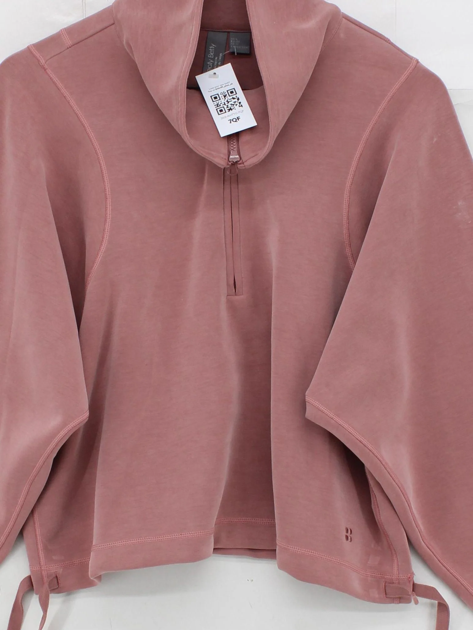 Sweaty Betty Women's Hoodie L Pink Polyester - Image 3