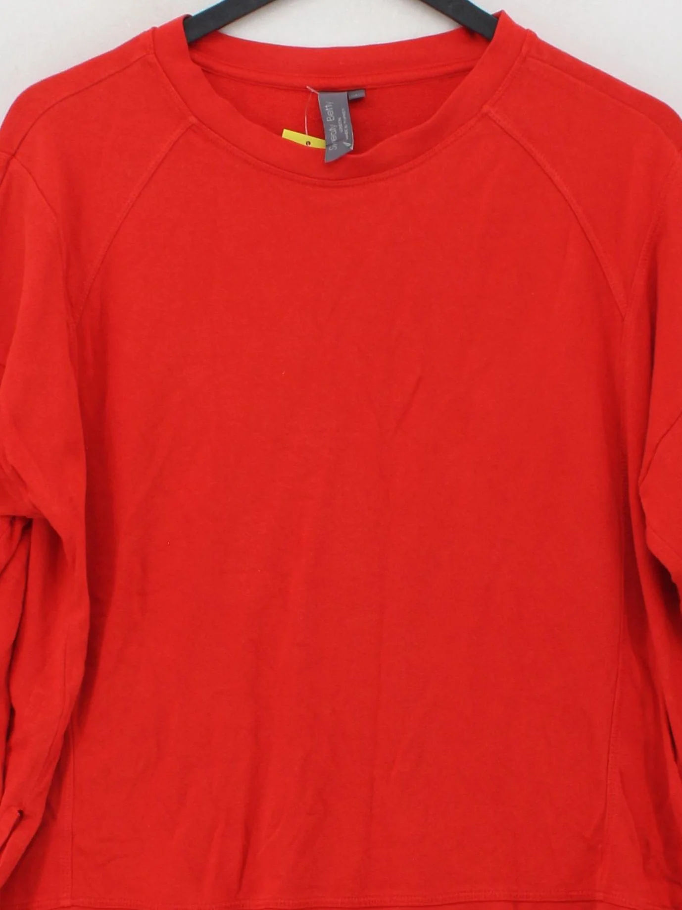 Sweaty Betty Women's Hoodie L Red Cotton with Lyocell Modal Pullover - Image 3