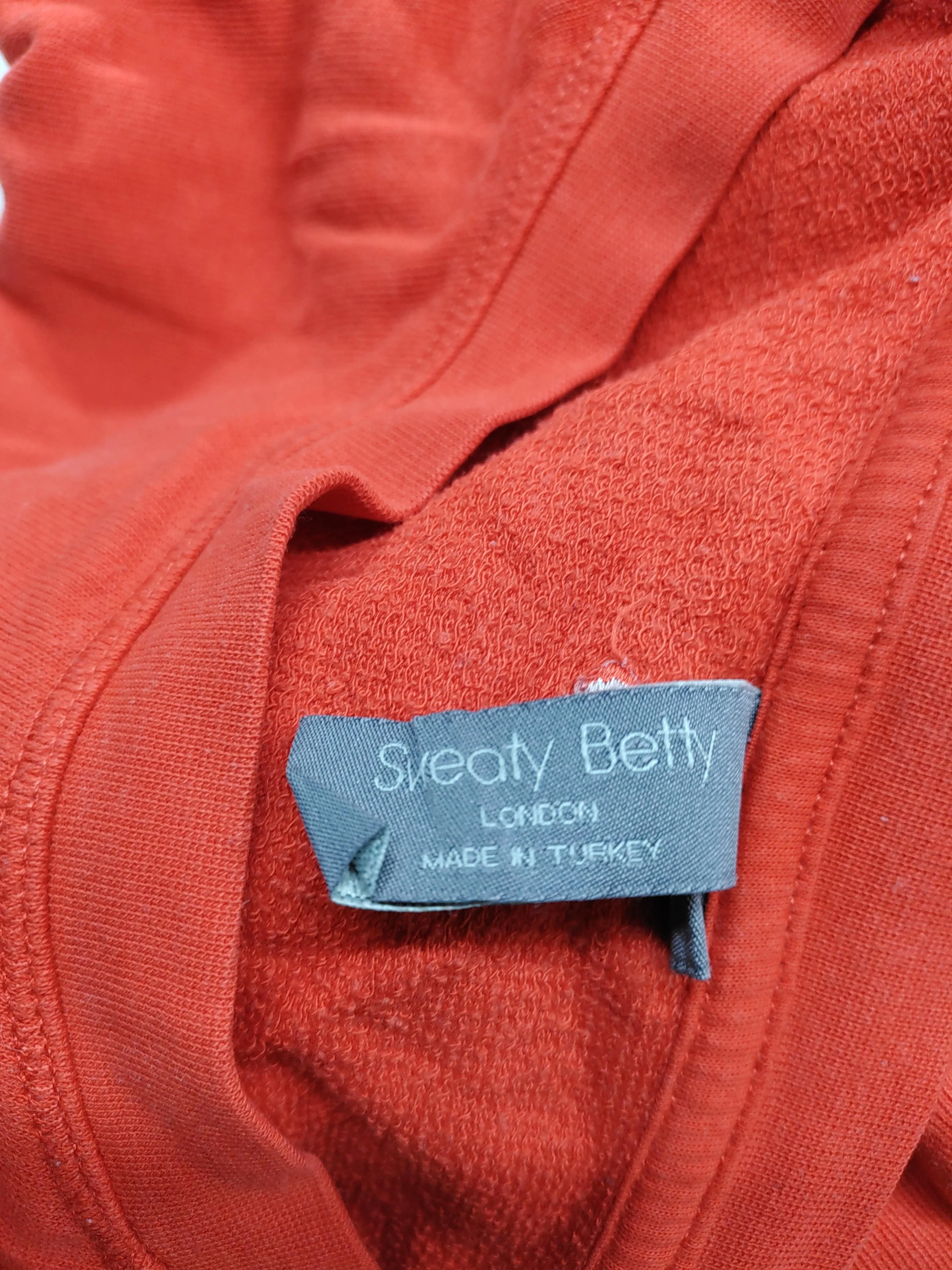 Sweaty Betty Women's Hoodie L Red Cotton with Lyocell Modal Pullover - Image 5