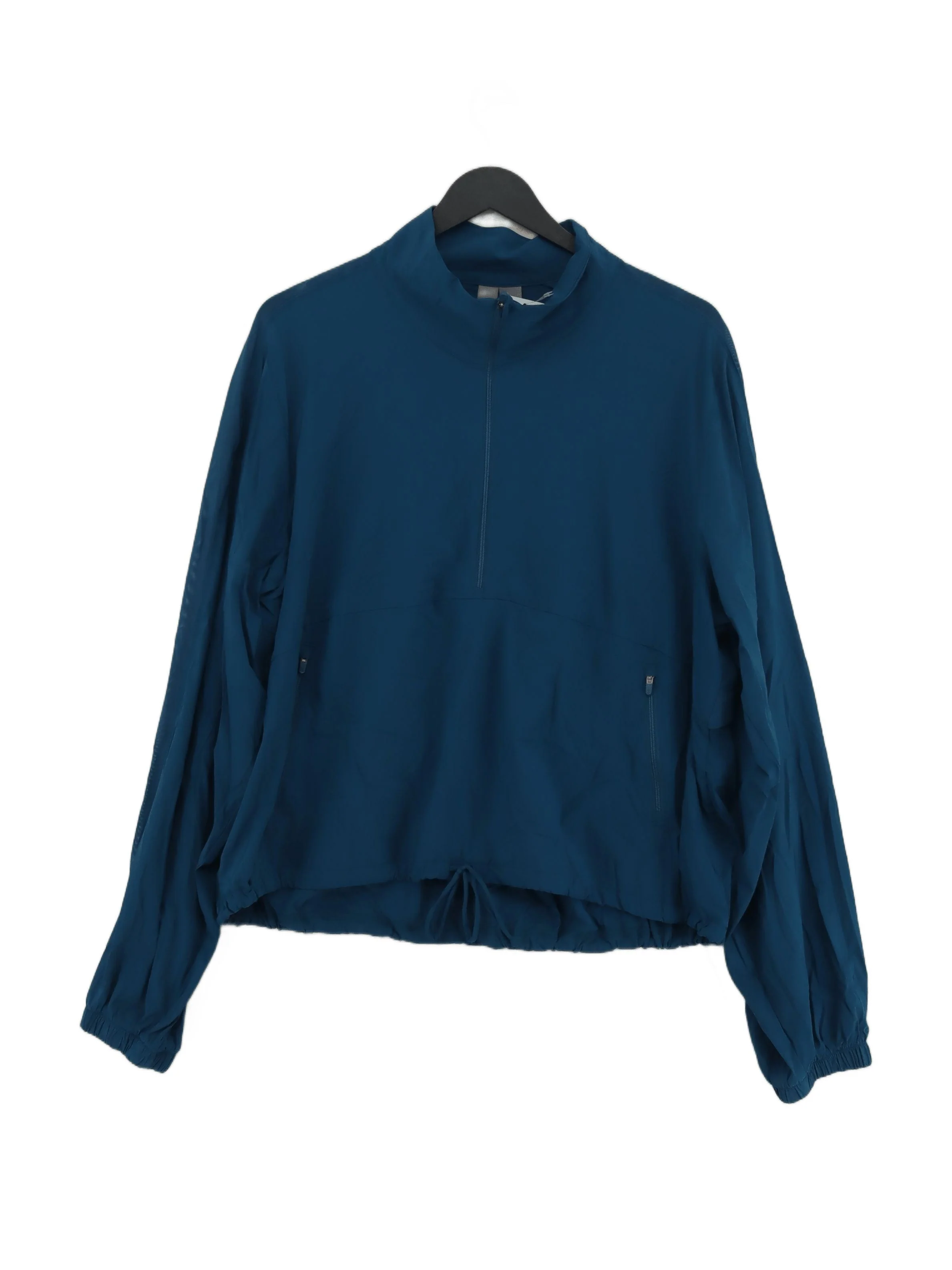Sweaty Betty Women's Hoodie M Blue 100% Nylon Pullover