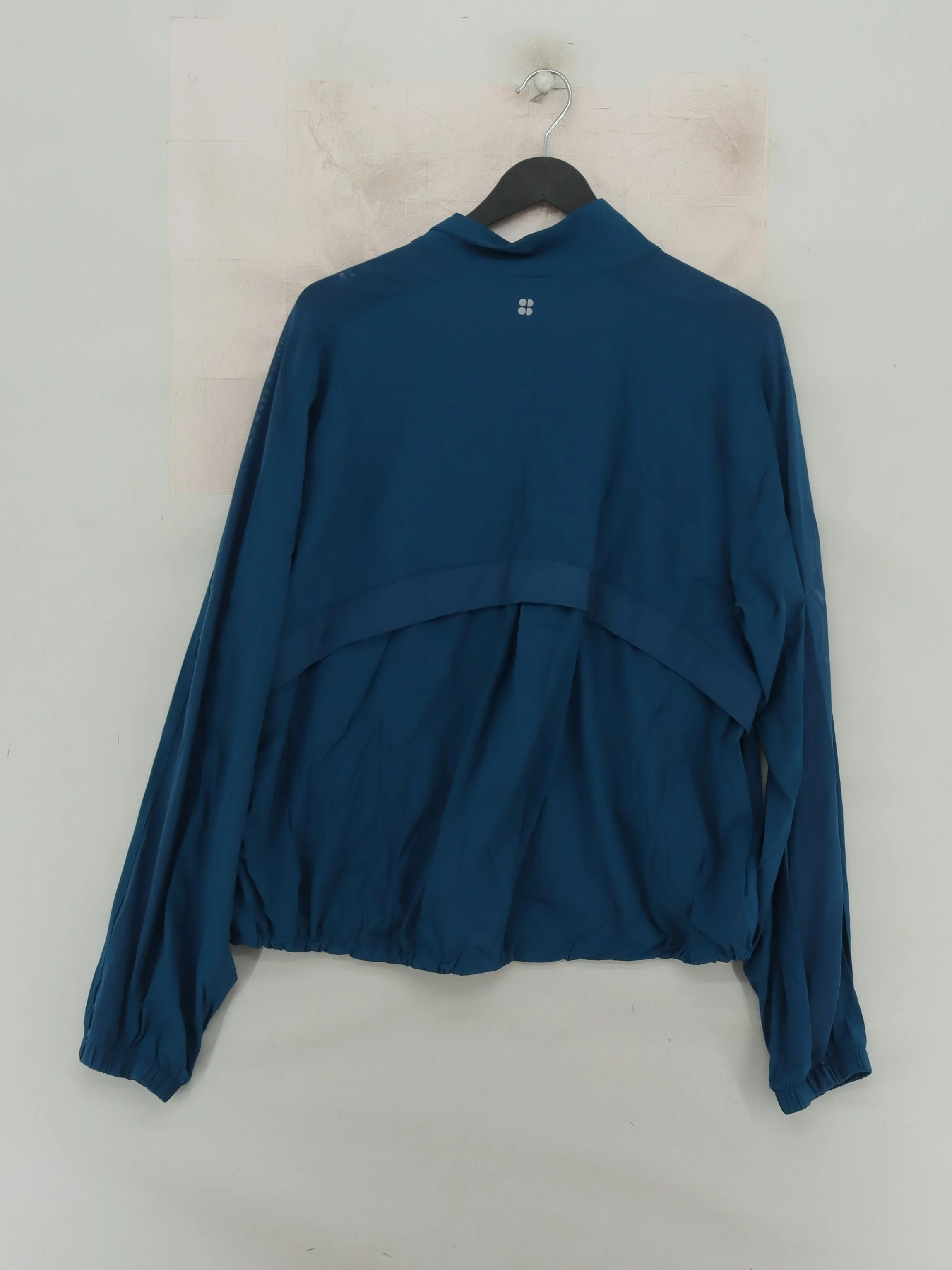 Sweaty Betty Women's Hoodie M Blue 100% Nylon Pullover - Image 2