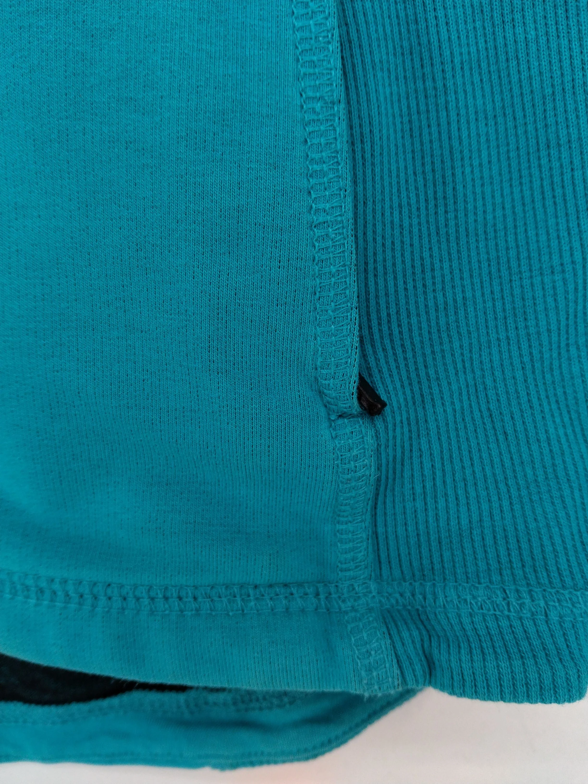Sweaty Betty Women's Hoodie M Blue Cotton with Polyester, Elastane Pullover - Image 5