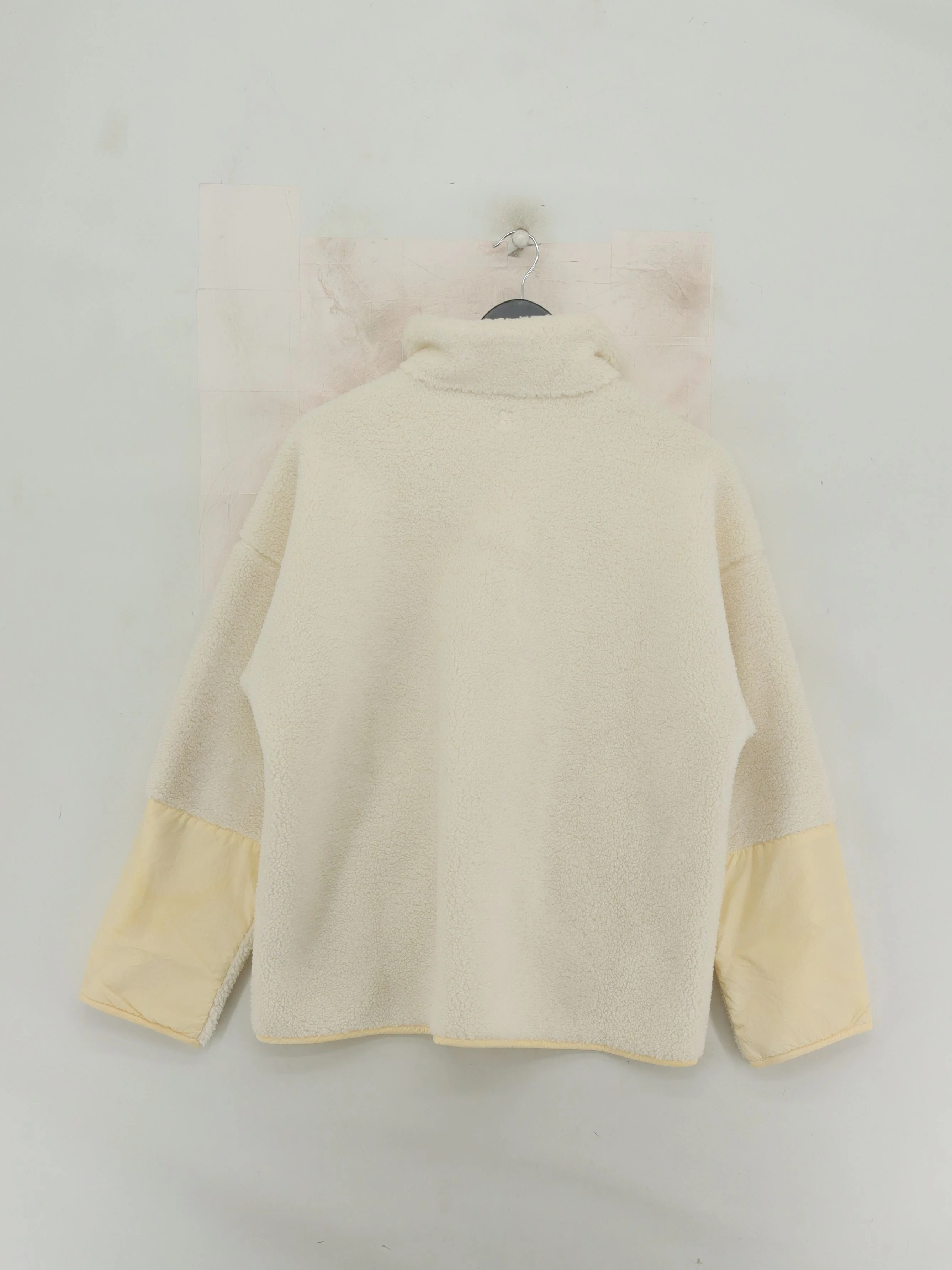 Sweaty Betty Women's Hoodie M Cream Polyester with Polyamide Pullover - Image 2