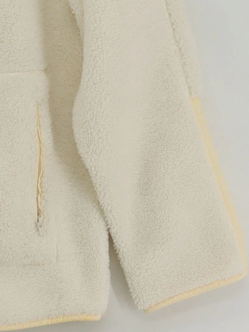 Sweaty Betty Women's Hoodie M Cream Polyester with Polyamide Pullover - Image 4