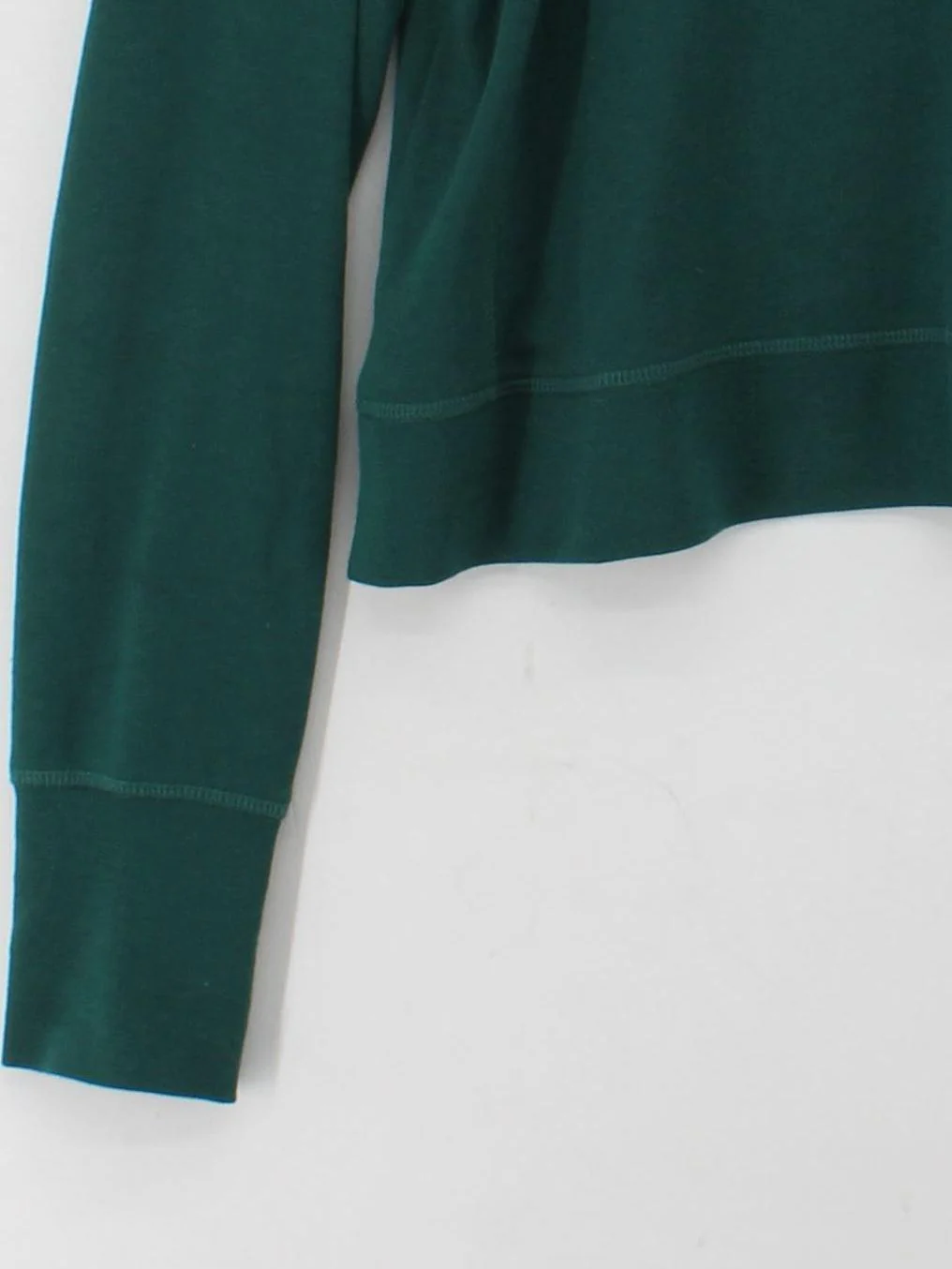Sweaty Betty Women's Hoodie M Green Cotton with Lyocell Modal Pullover - Image 4