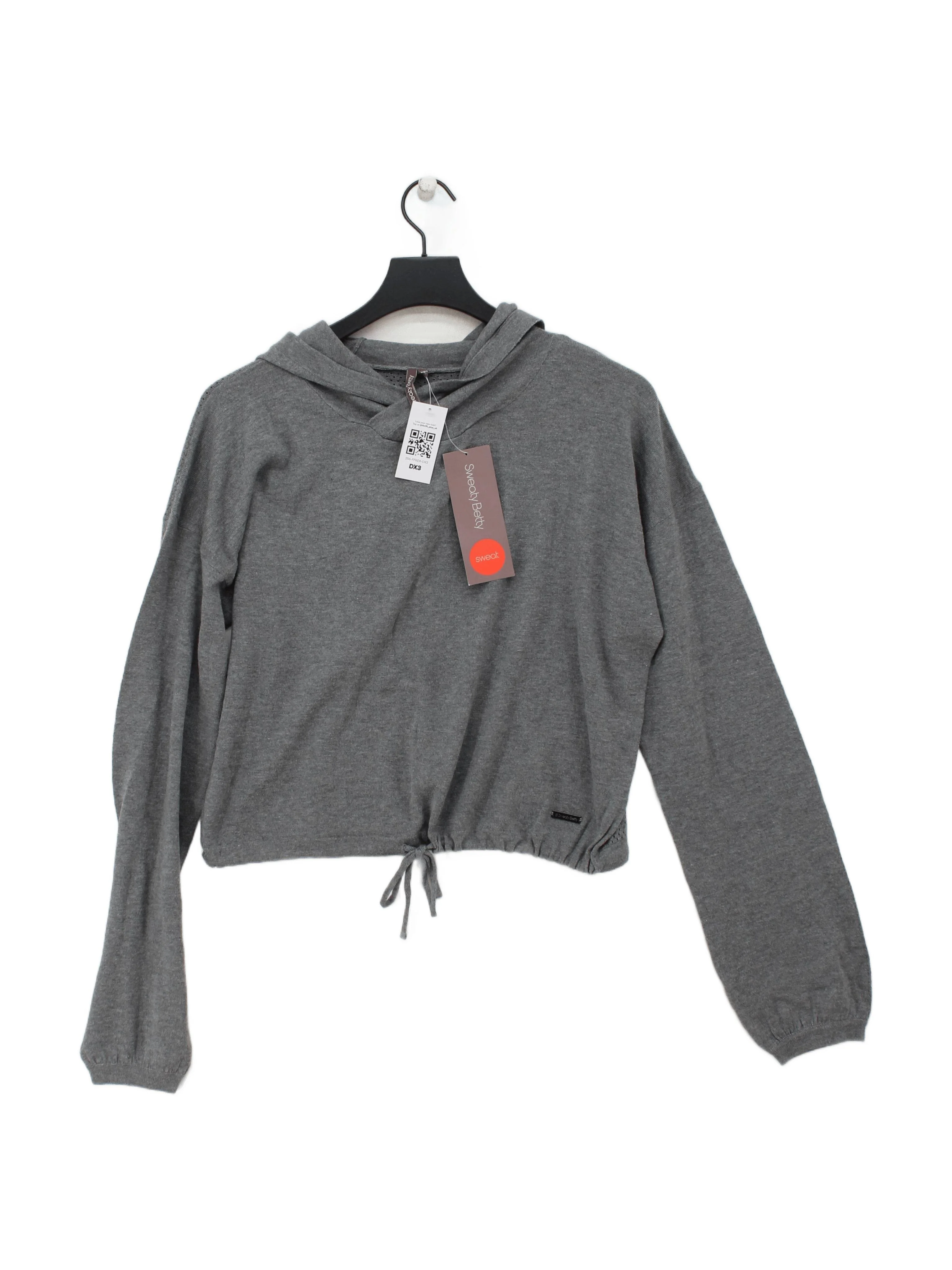 Sweaty Betty Women's Hoodie M Grey Cotton New with tags
