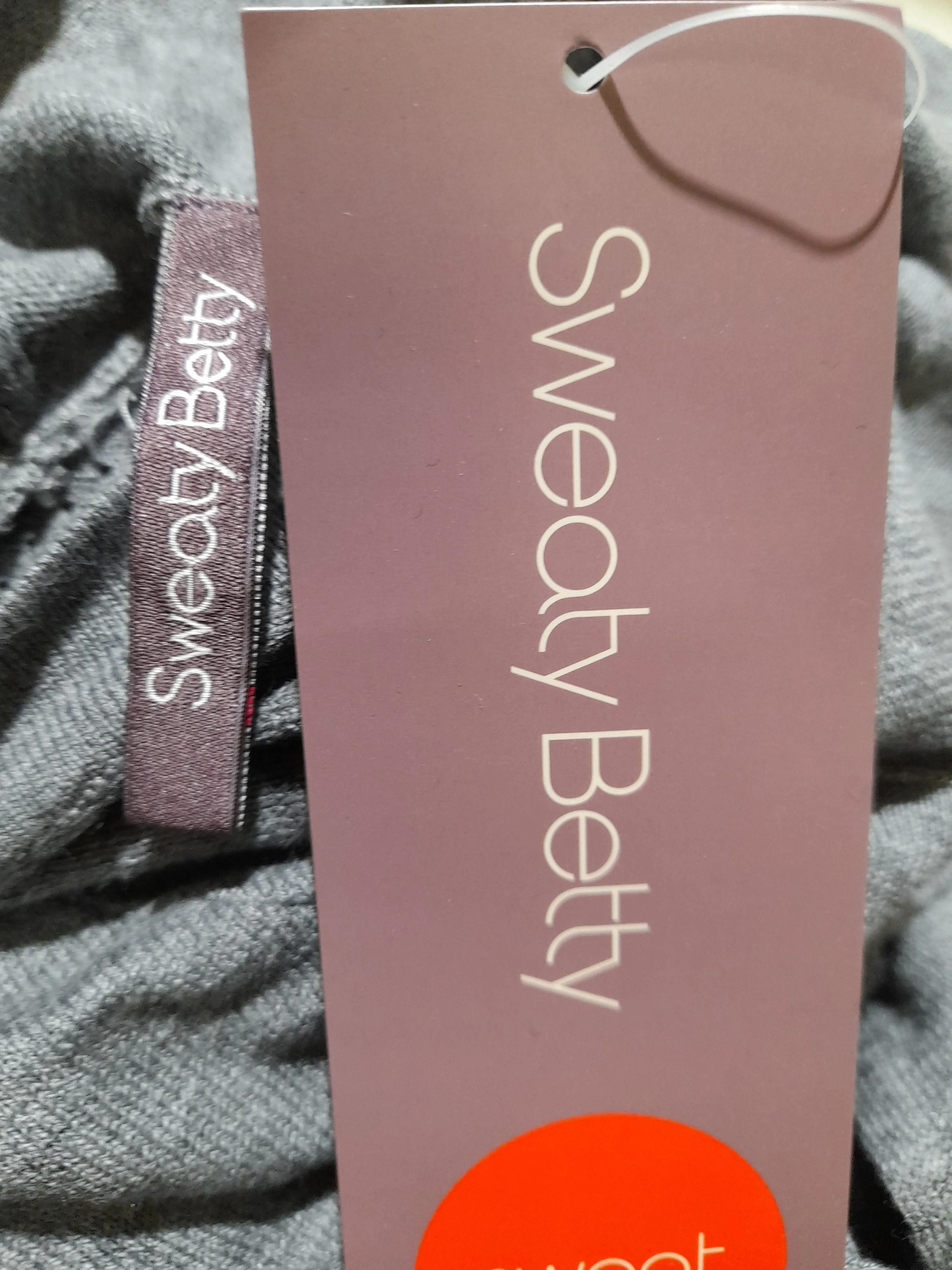 Sweaty Betty Women's Hoodie M Grey Cotton New with tags - Image 5