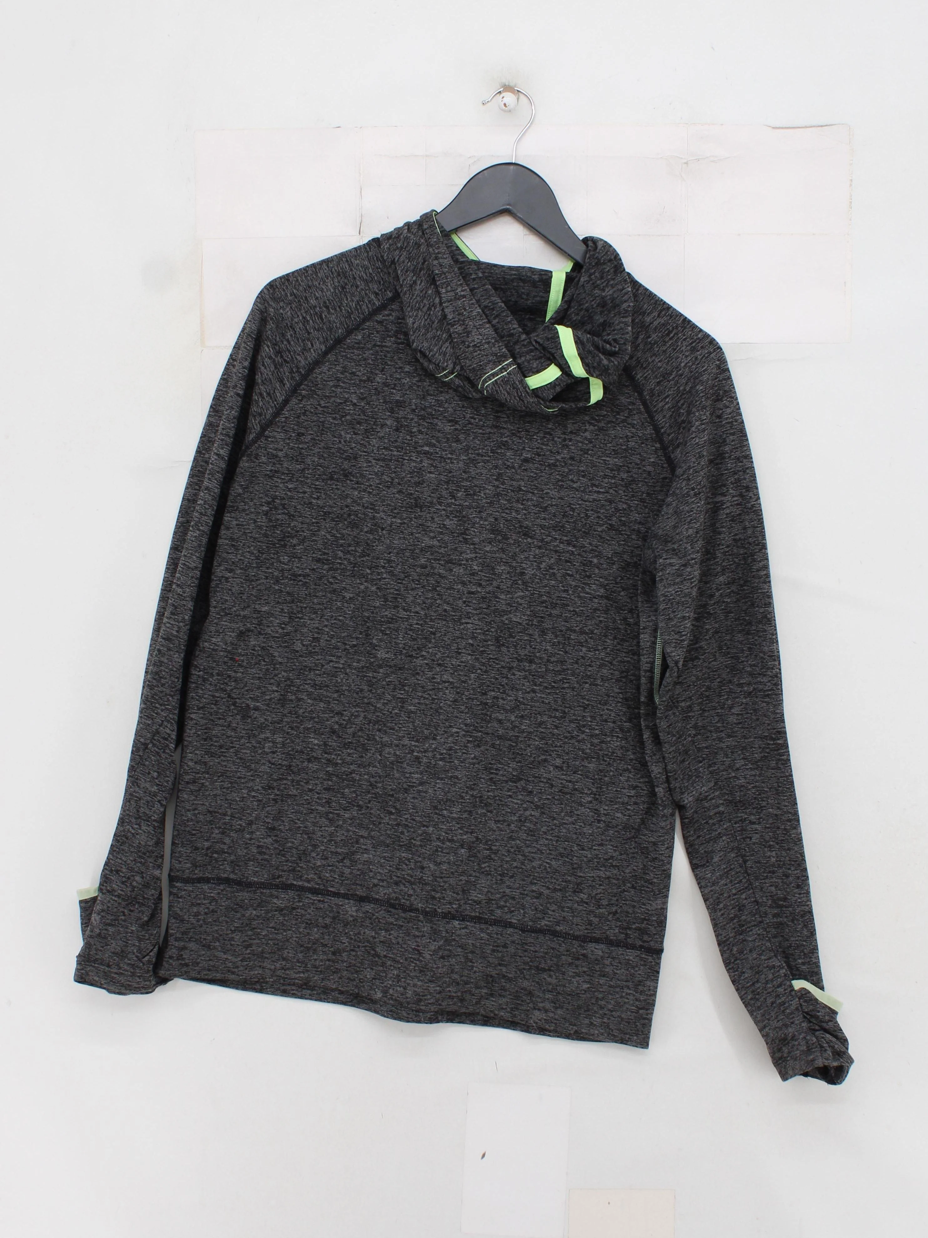 Sweaty Betty Women's Hoodie M Grey Polyester with Elastane Pullover - Image 2