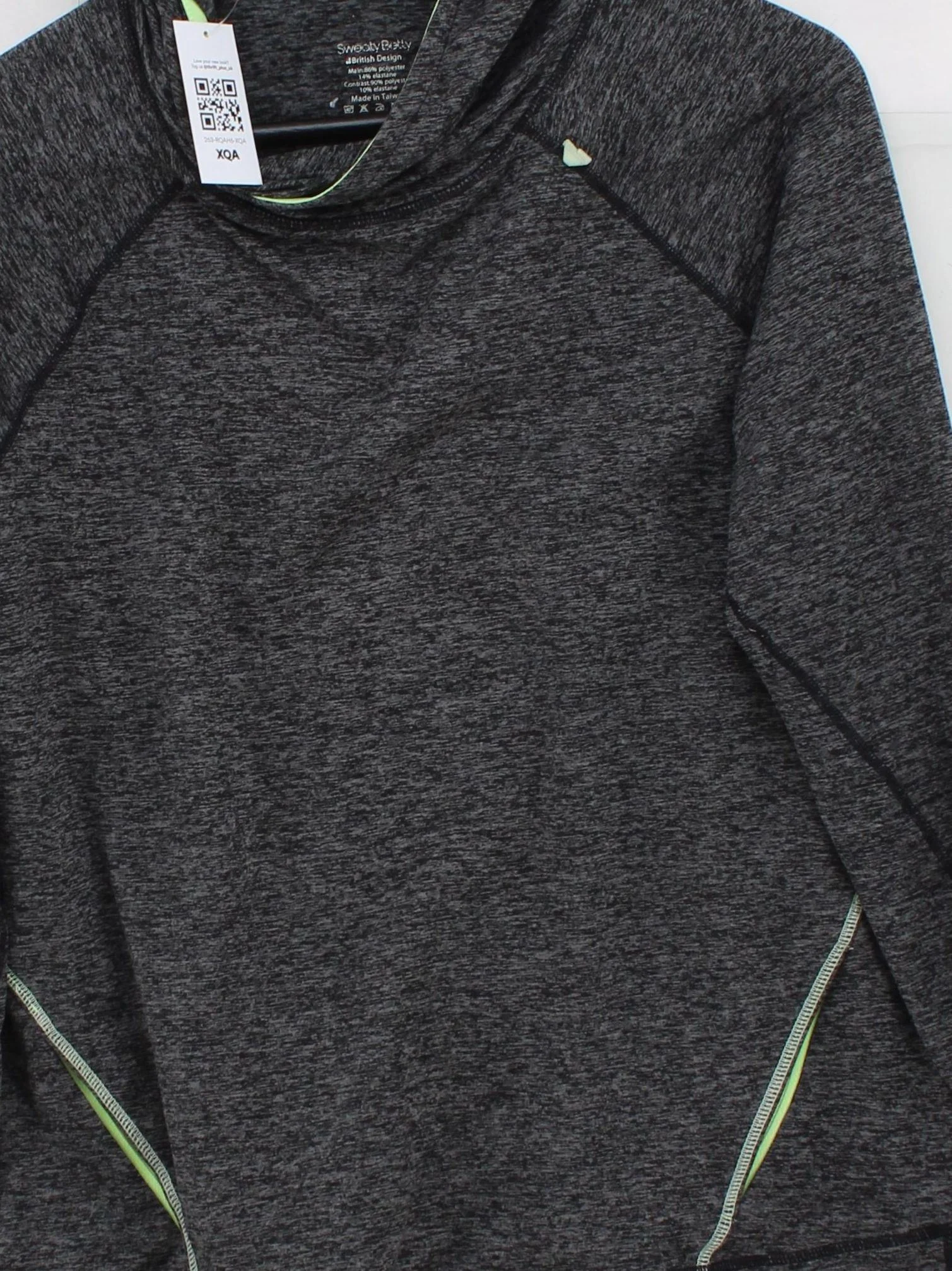 Sweaty Betty Women's Hoodie M Grey Polyester with Elastane Pullover - Image 3