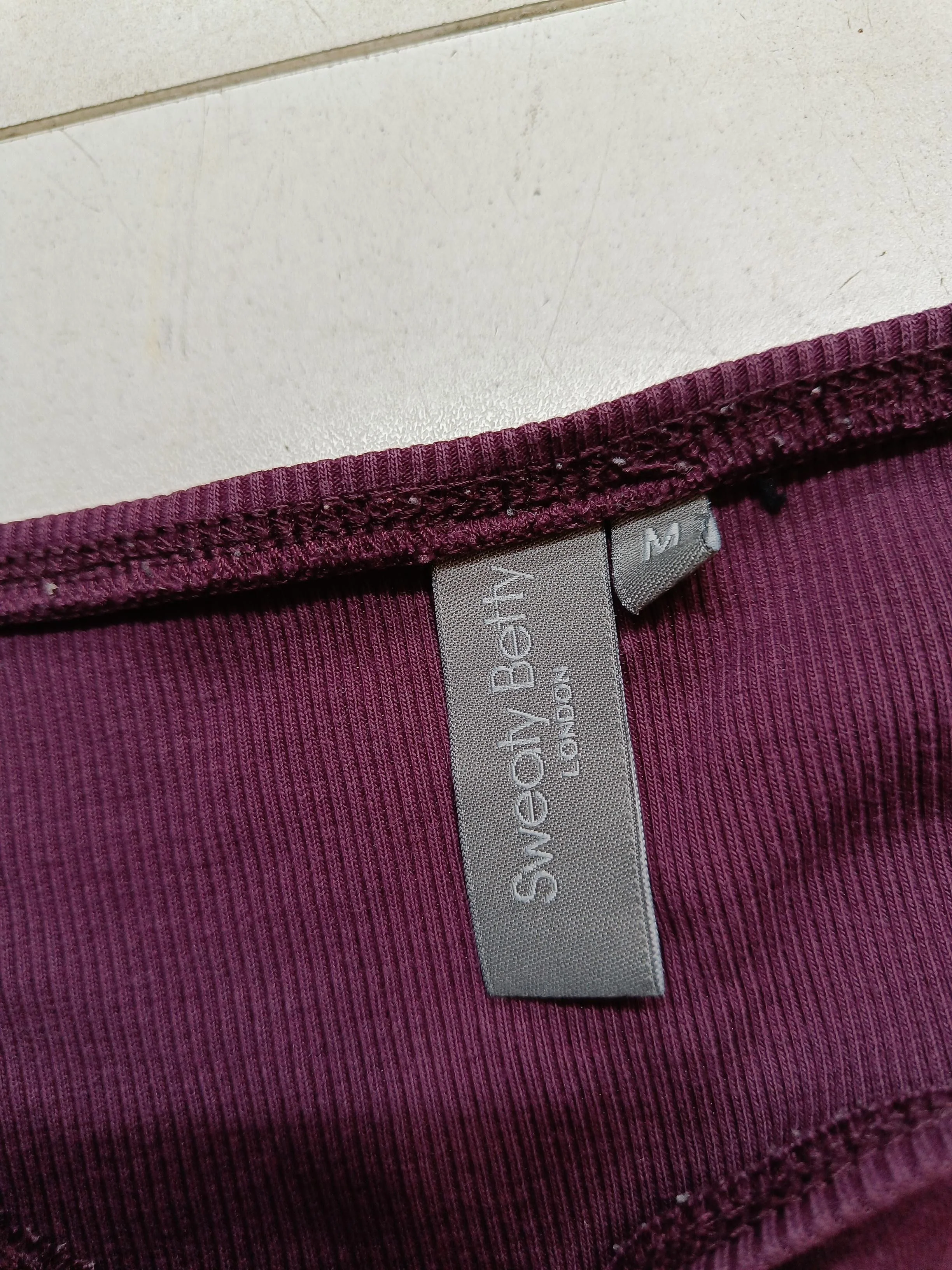 Sweaty Betty Women's Hoodie M Purple Cotton with Polyester, Elastane Pullover - Image 5