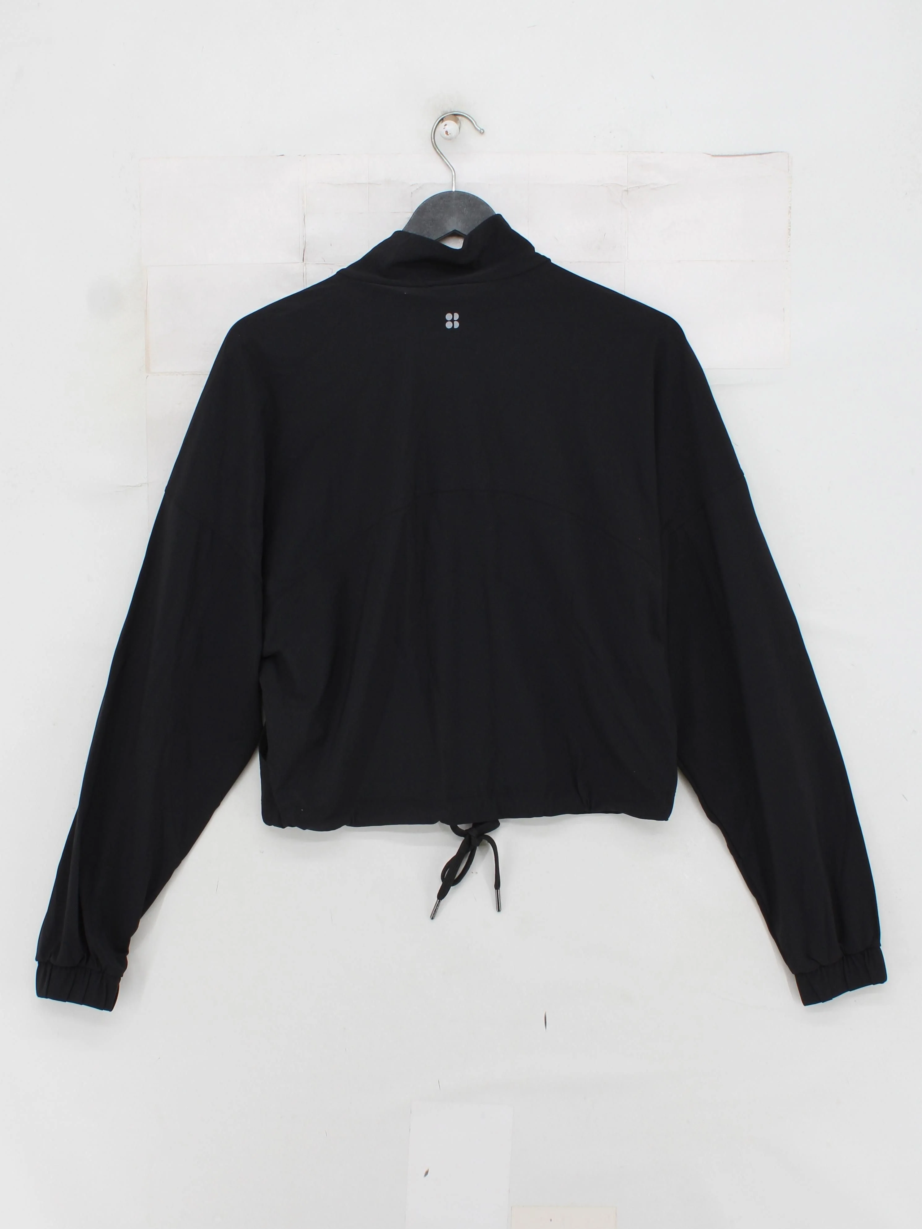 Sweaty Betty Women's Hoodie S Black Polyamide with Elastane Pullover - Image 2