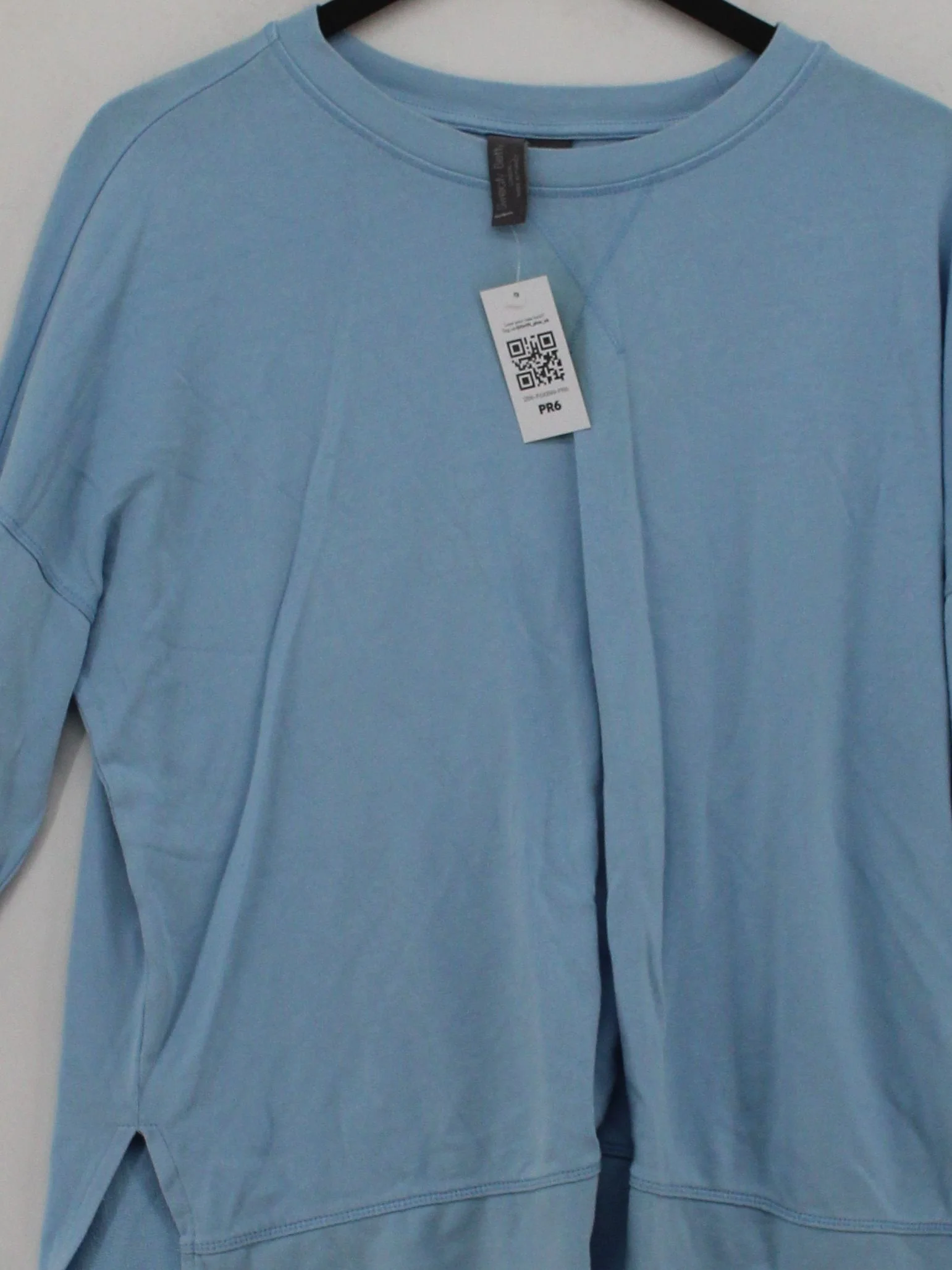 Sweaty Betty Women's Hoodie S Blue Cotton with Lyocell Modal Pullover - Image 3