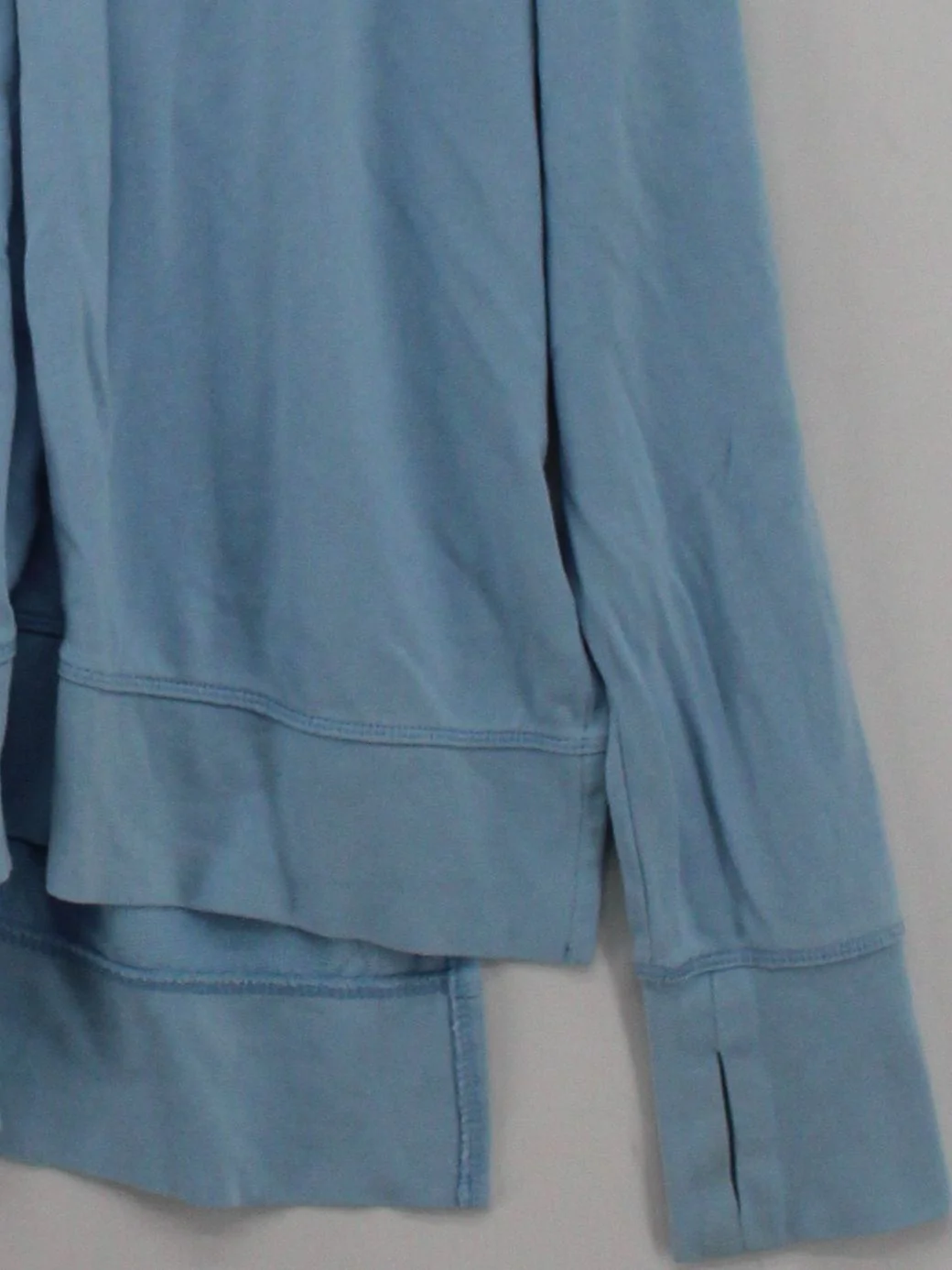 Sweaty Betty Women's Hoodie S Blue Cotton with Lyocell Modal Pullover - Image 4