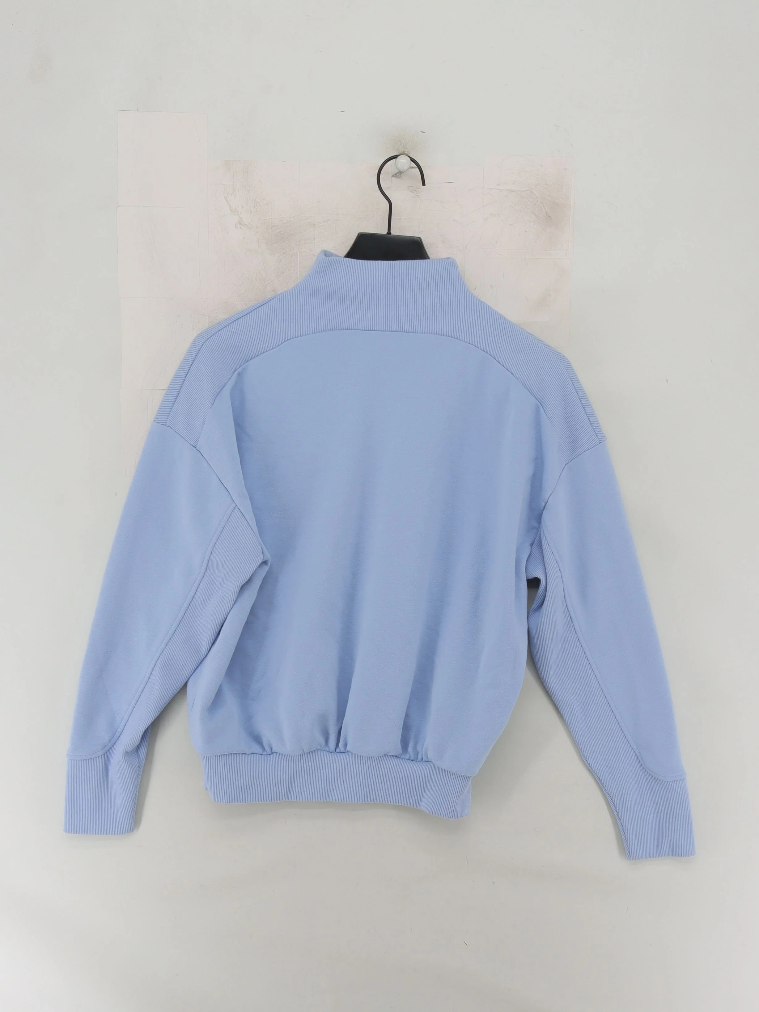 Sweaty Betty Women's Hoodie S Blue Cotton with Polyester, Spandex Pullover - Image 2
