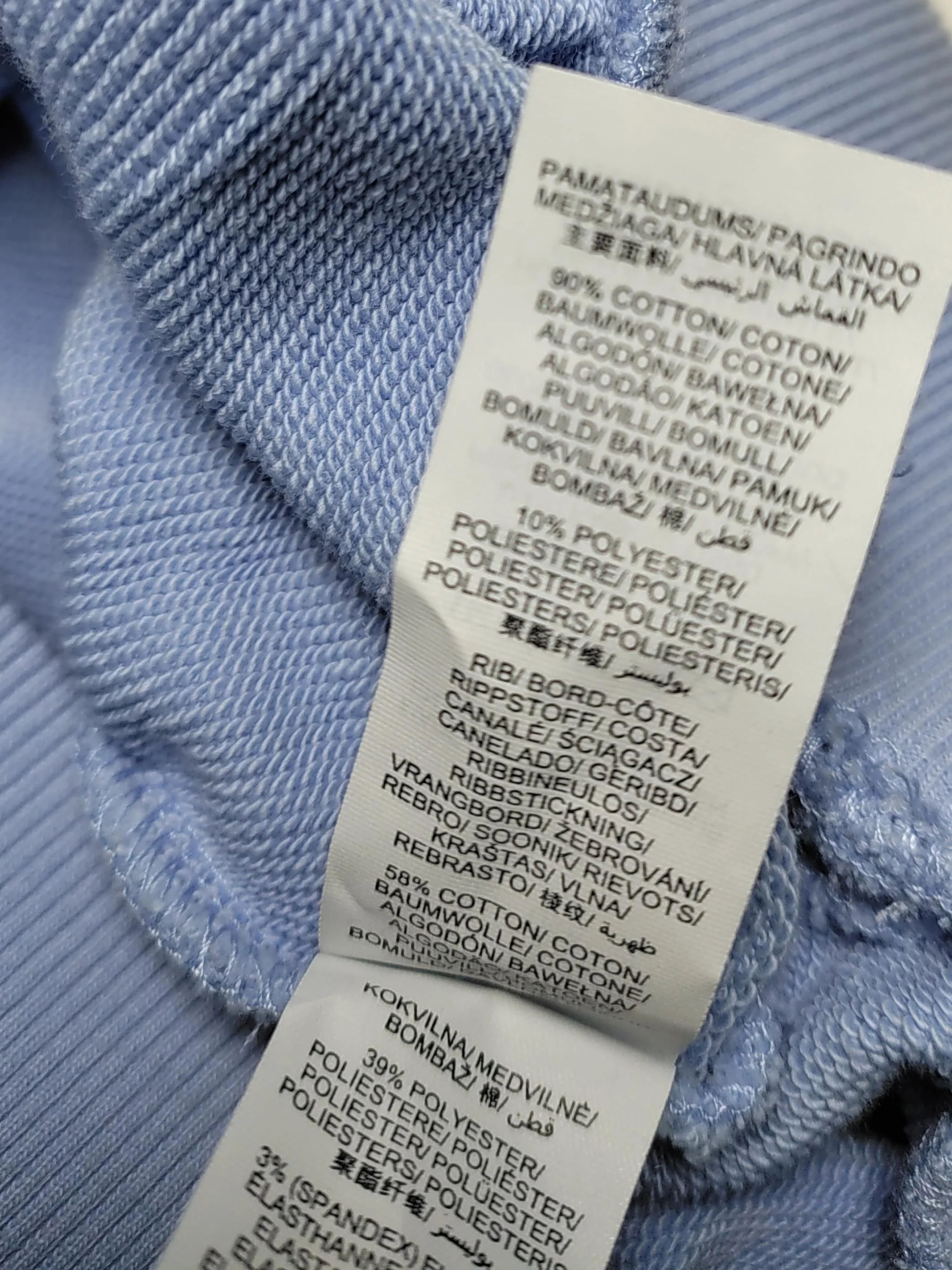 Sweaty Betty Women's Hoodie S Blue Cotton with Polyester, Spandex Pullover - Image 6