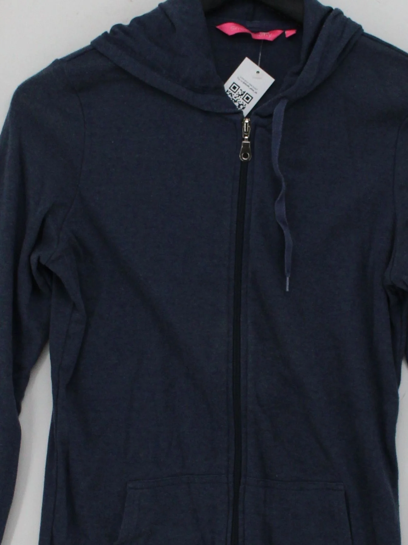 Sweaty Betty Women's Hoodie S Blue Polyester with Cotton Pullover - Image 3
