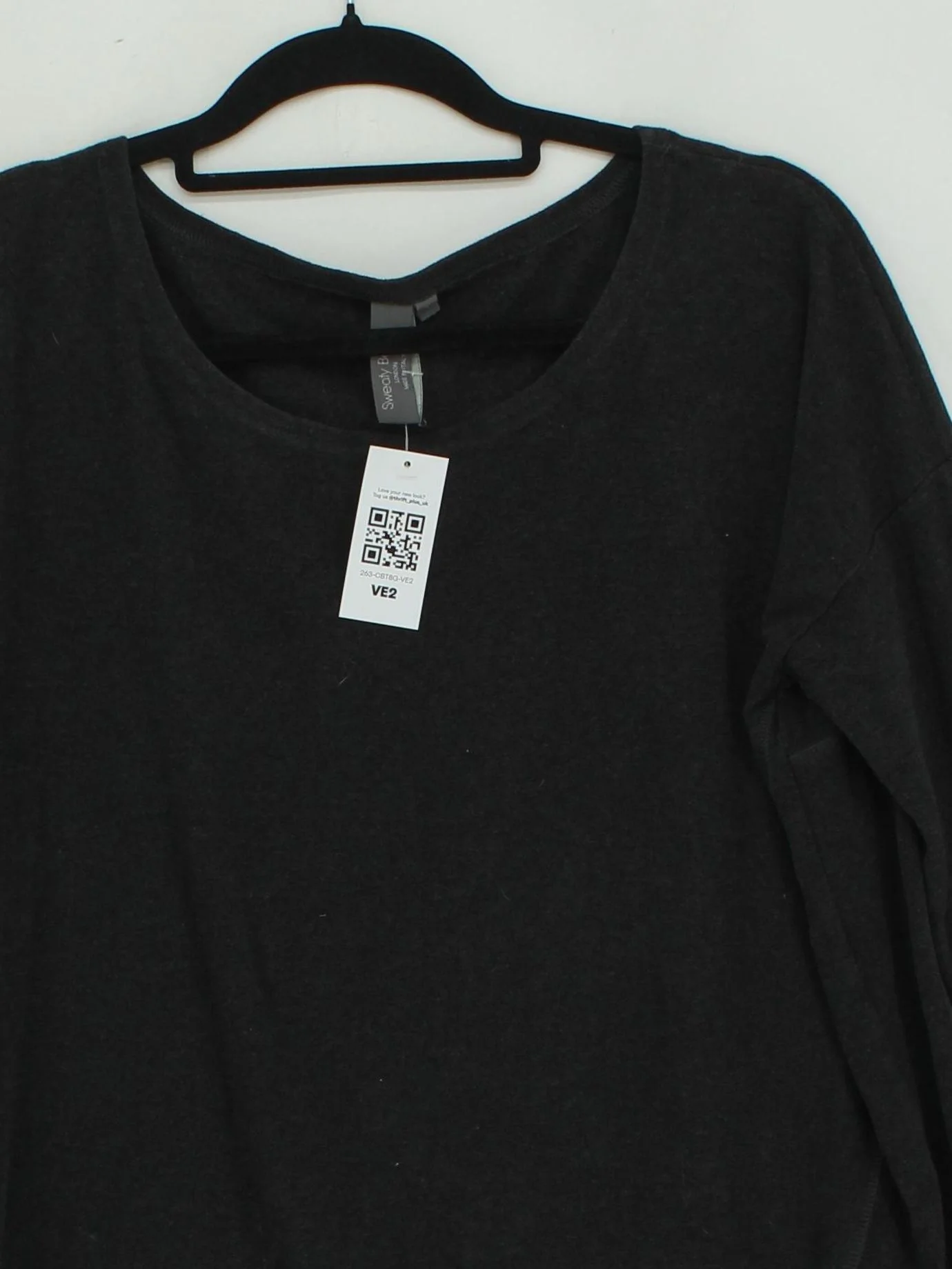 Sweaty Betty Women's Hoodie S Grey Acrylic with Cotton, Elastane Pullover - Image 3