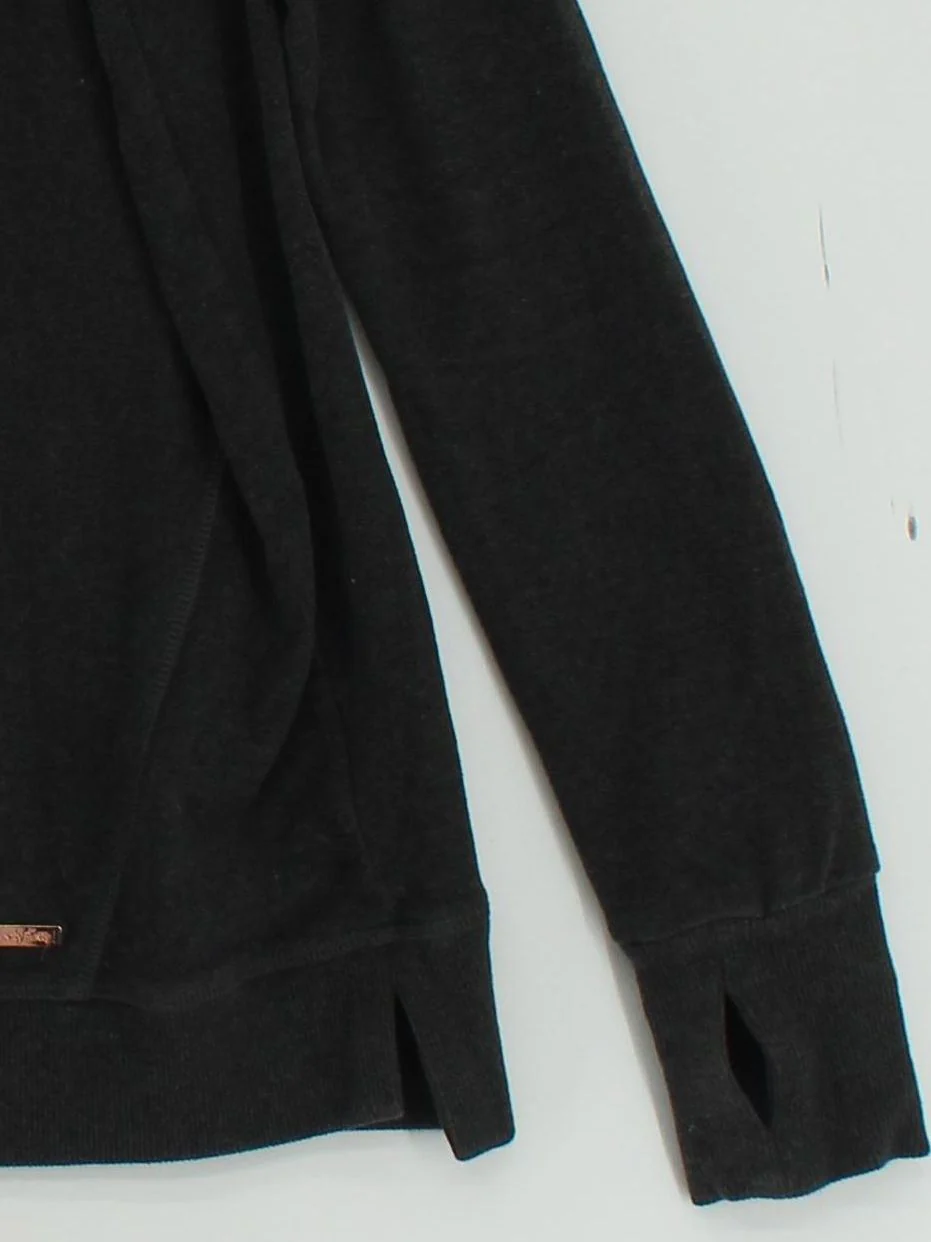 Sweaty Betty Women's Hoodie S Grey Acrylic with Cotton, Elastane Pullover - Image 4