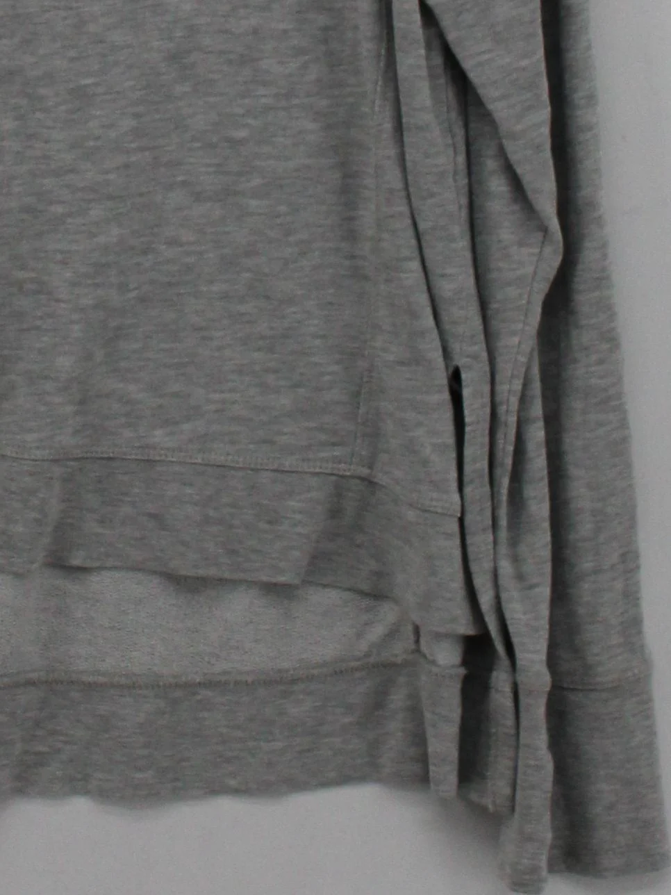 Sweaty Betty Women's Hoodie S Grey Cotton with Lyocell Modal Pullover - Image 4