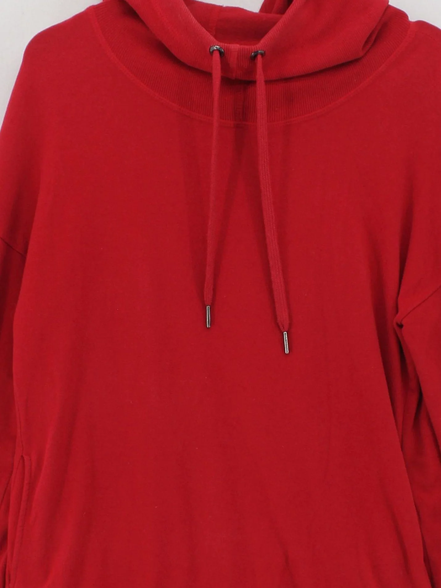 Sweaty Betty Women's Hoodie S Red Cotton with Acrylic, Elastane Pullover - Image 3