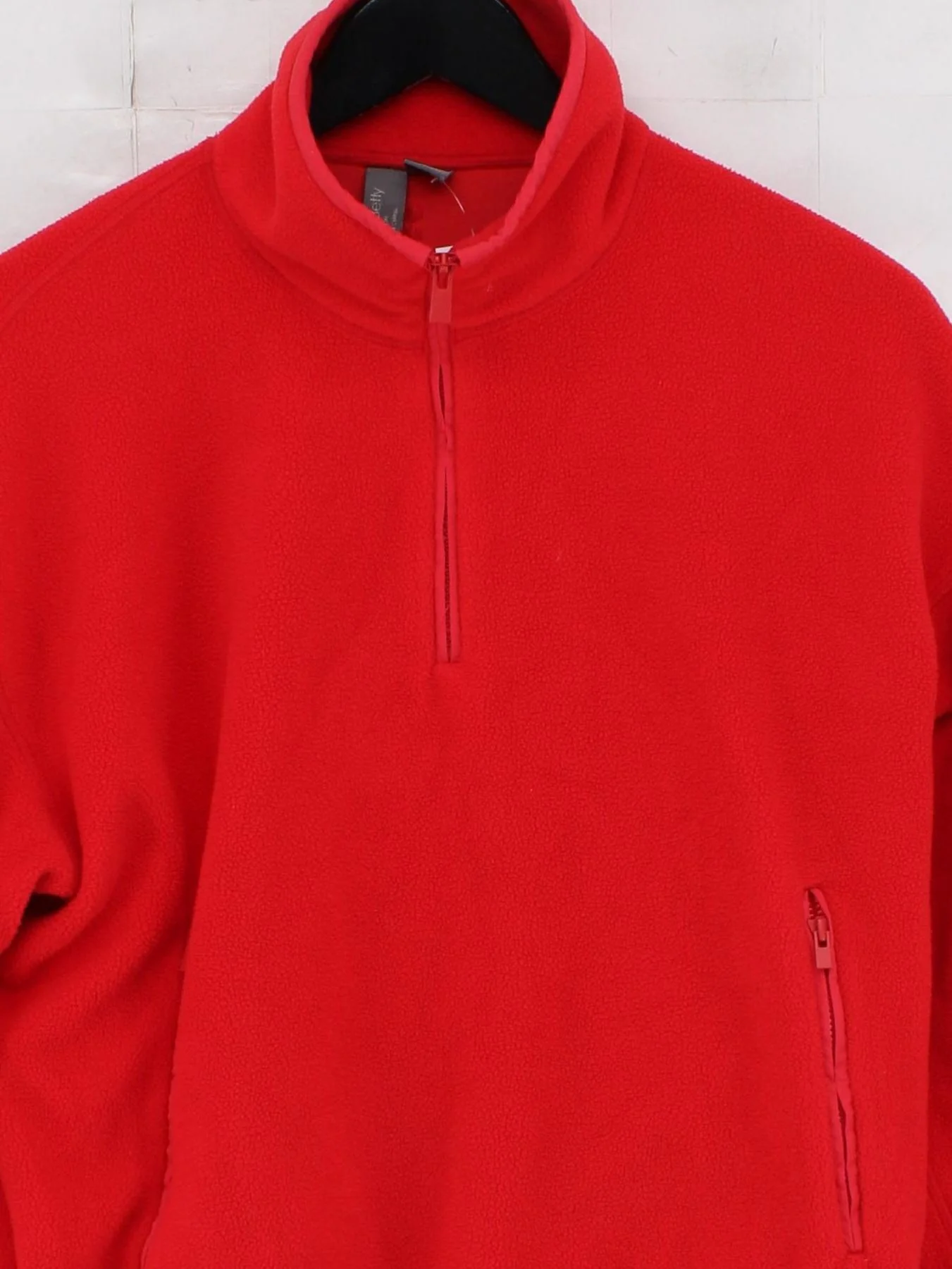 Sweaty Betty Women's Hoodie S Red Polyester with Cotton, Elastane Pullover - Image 3