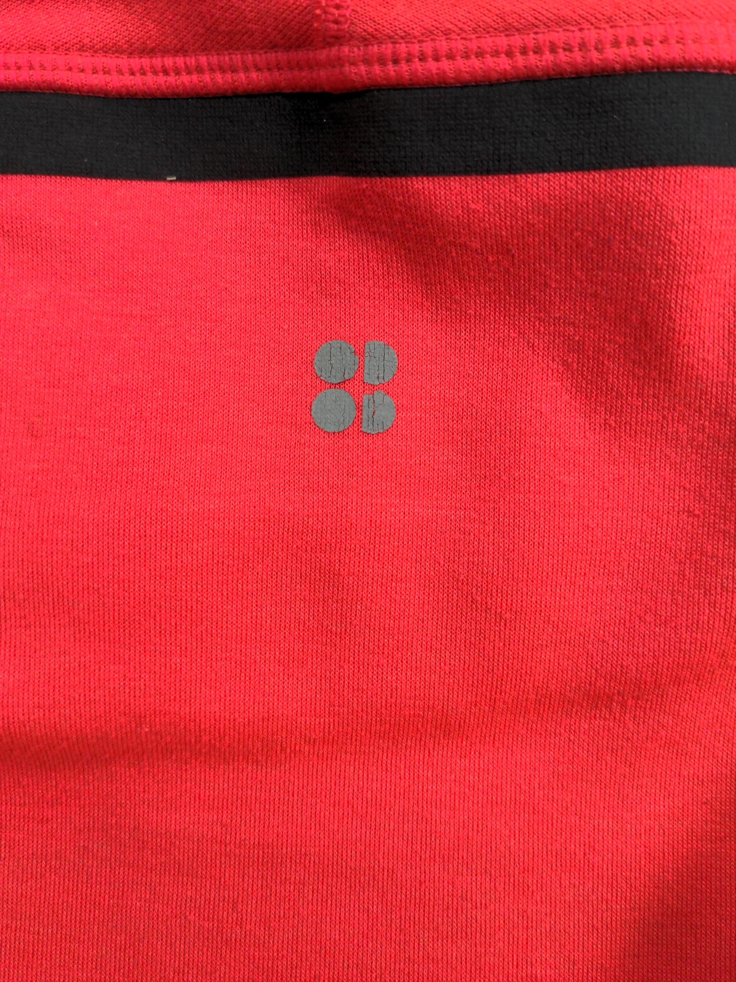 Sweaty Betty Women's Hoodie S Red Polyester with Wool, Elastane Pullover - Image 5