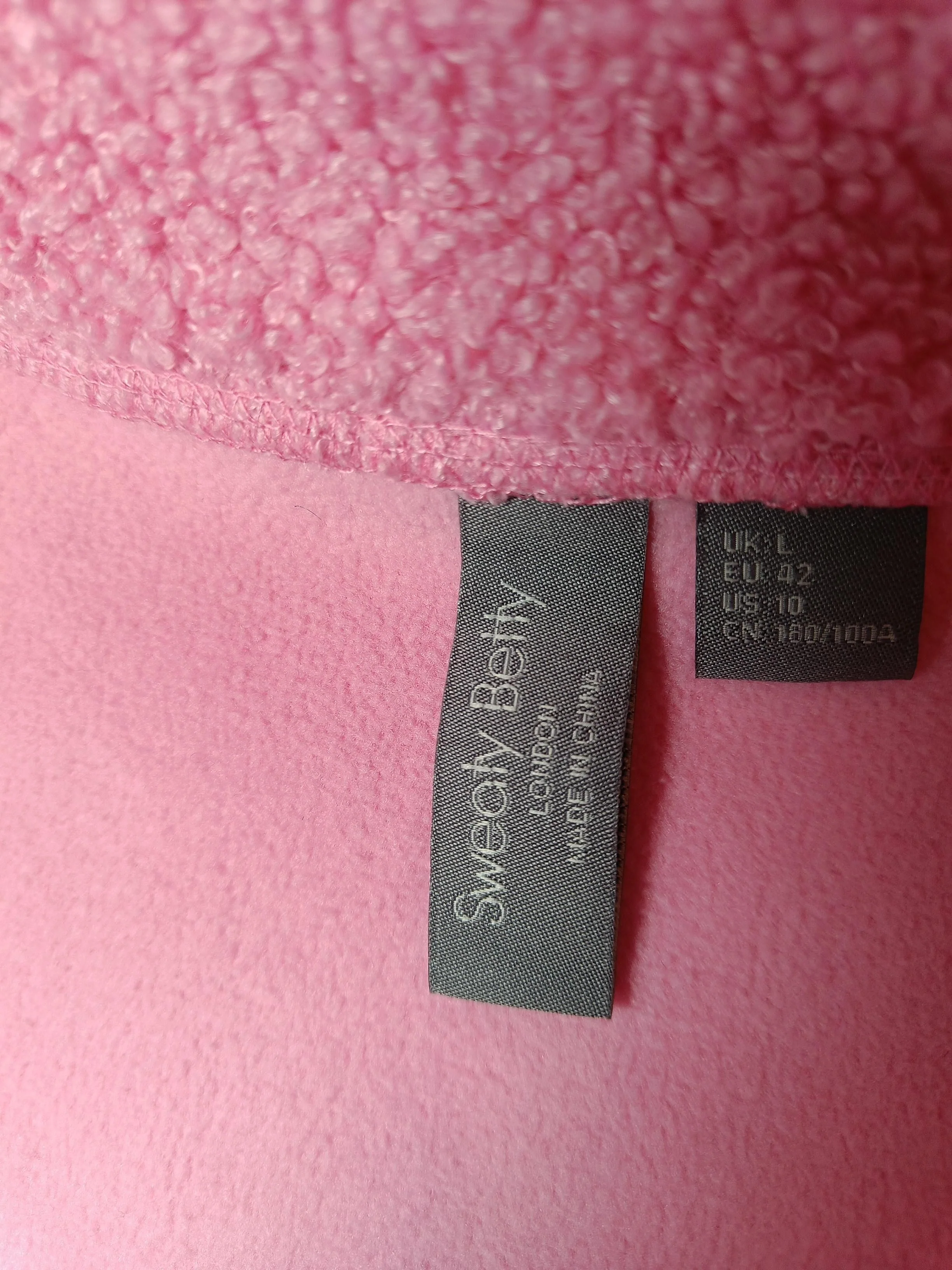 Sweaty Betty Women's Hoodie UK 14 Pink 100% Other Pullover - Image 5