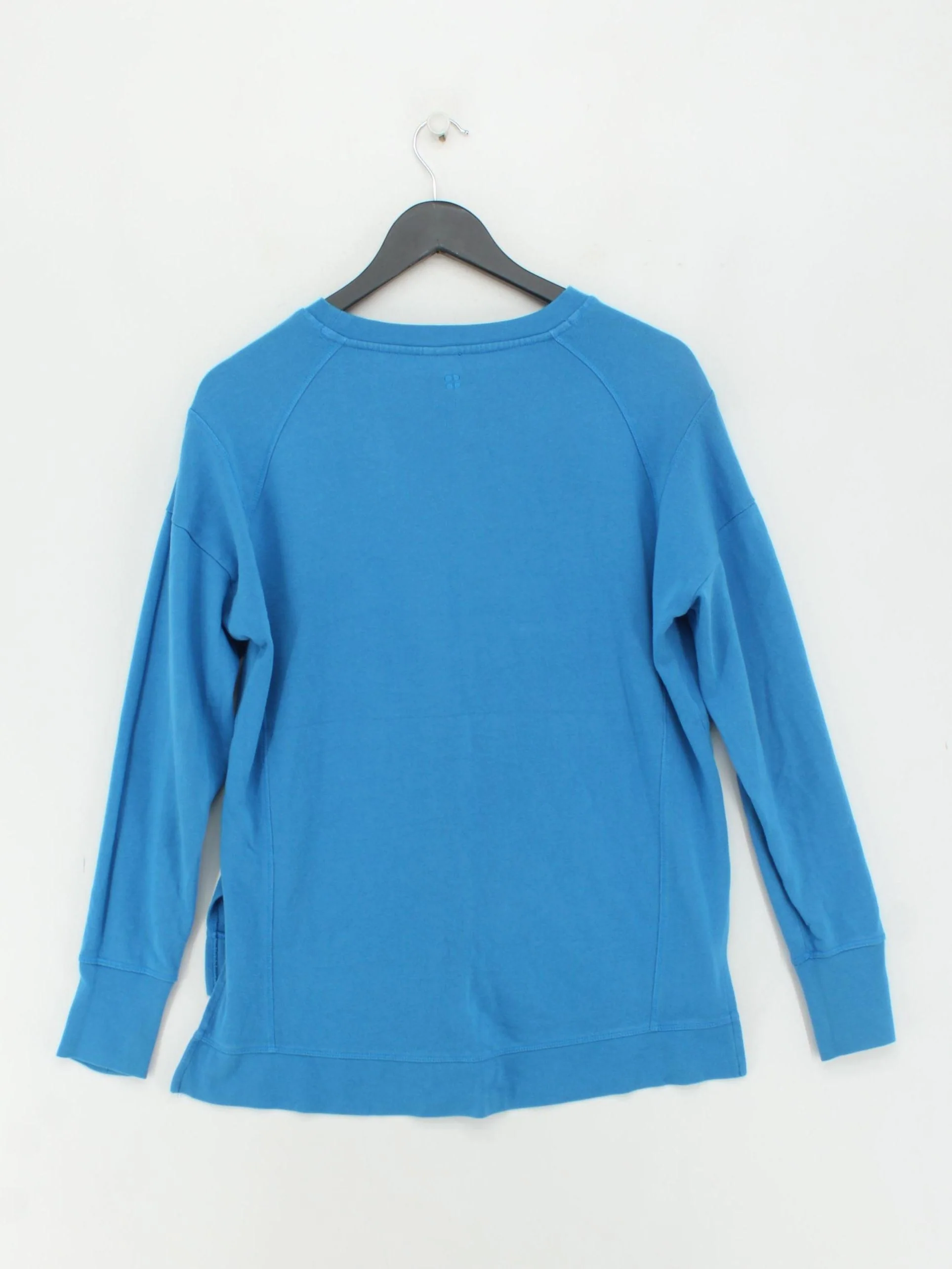 Sweaty Betty Women's Hoodie XL Blue Cotton with Lyocell Modal Pullover - Image 2