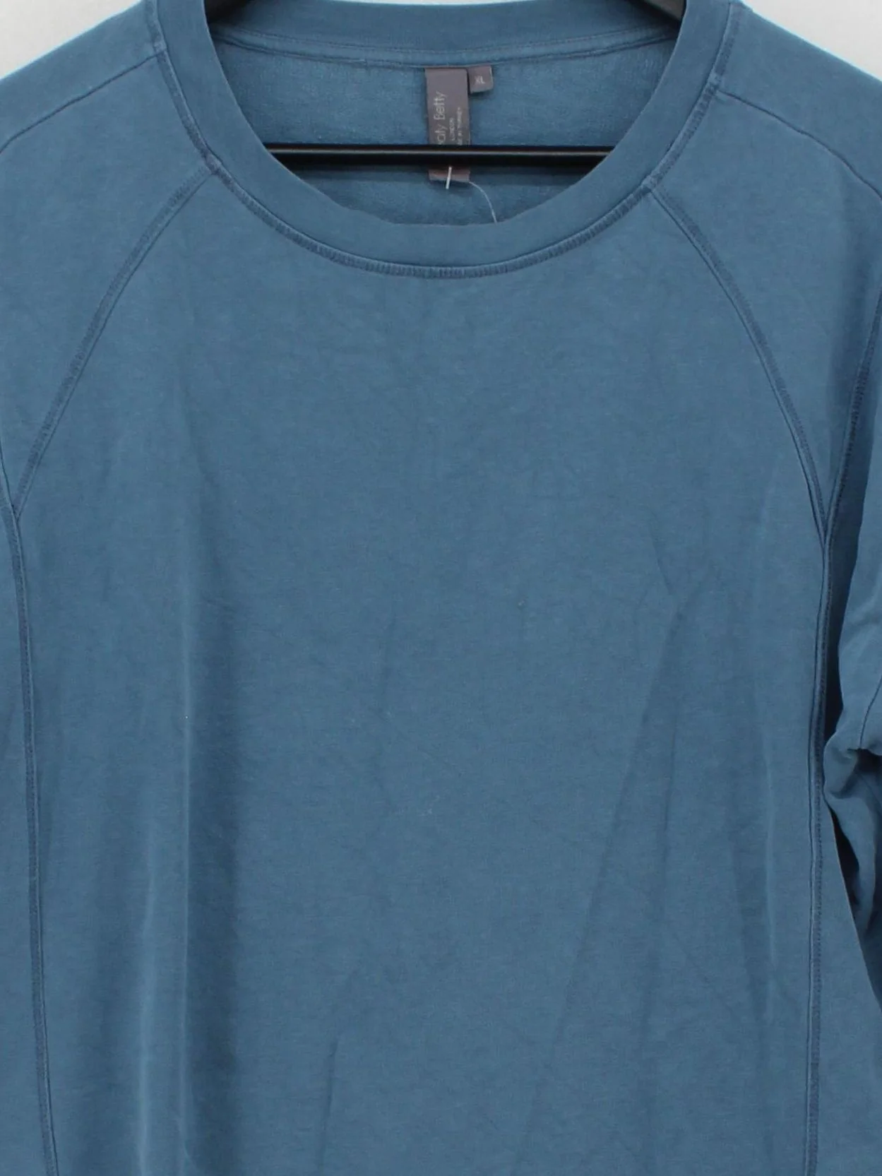 Sweaty Betty Women's Hoodie XL Blue Cotton with Lyocell Modal Pullover - Image 3