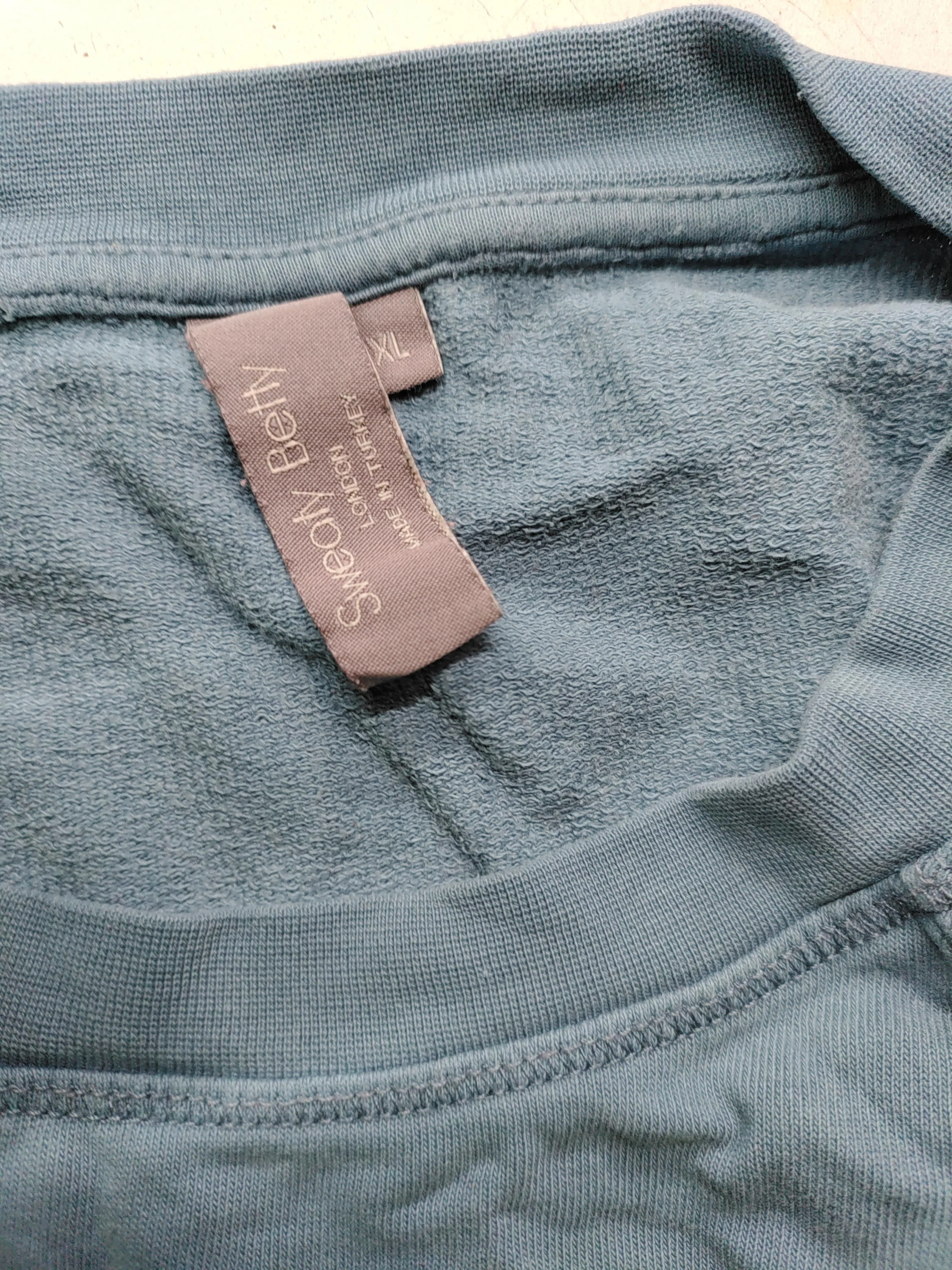 Sweaty Betty Women's Hoodie XL Blue Cotton with Lyocell Modal Pullover - Image 6