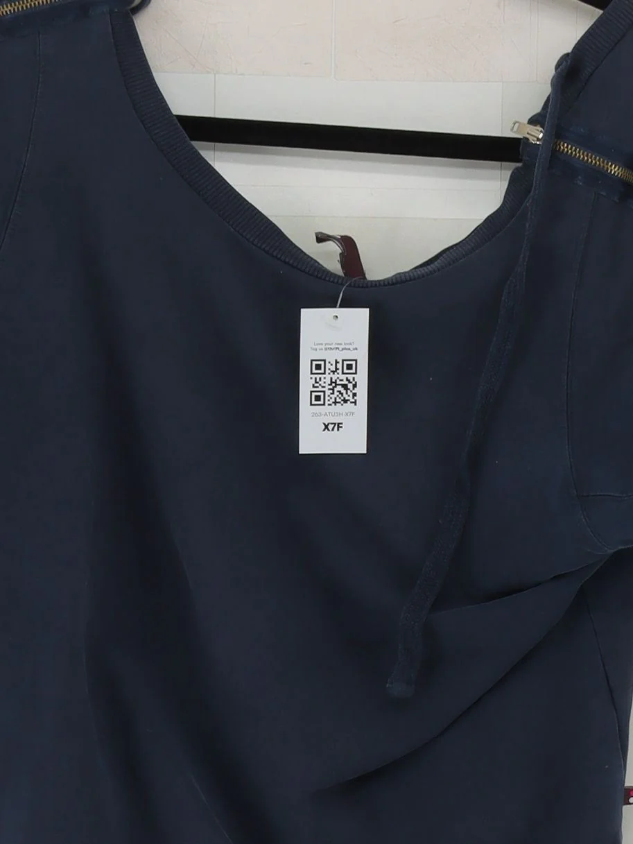 Sweaty Betty Women's Hoodie XS Blue Cotton with Elastane Pullover - Image 3