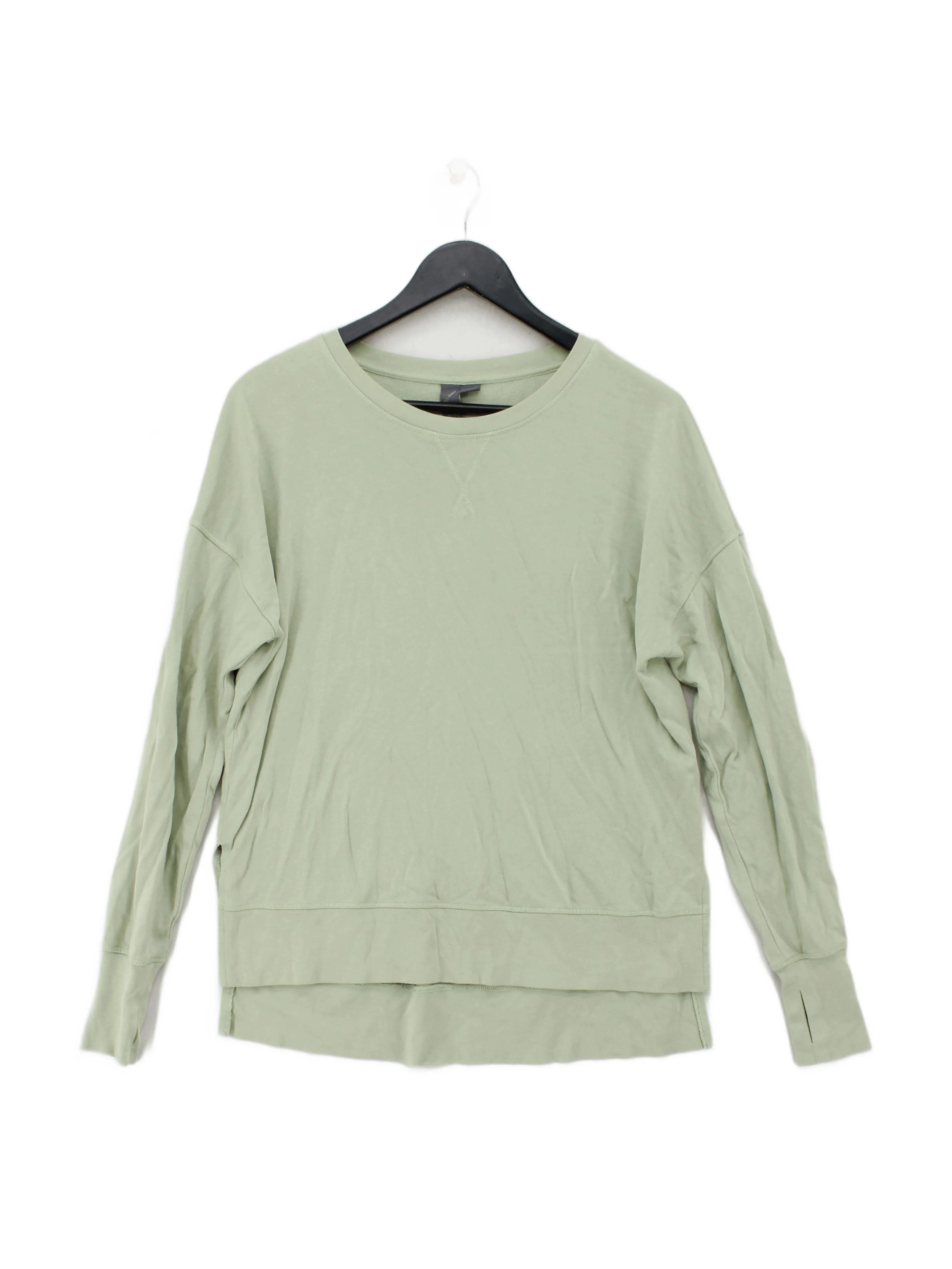 Sweaty Betty Women's Hoodie XS Green Cotton with Lyocell Modal Pullover