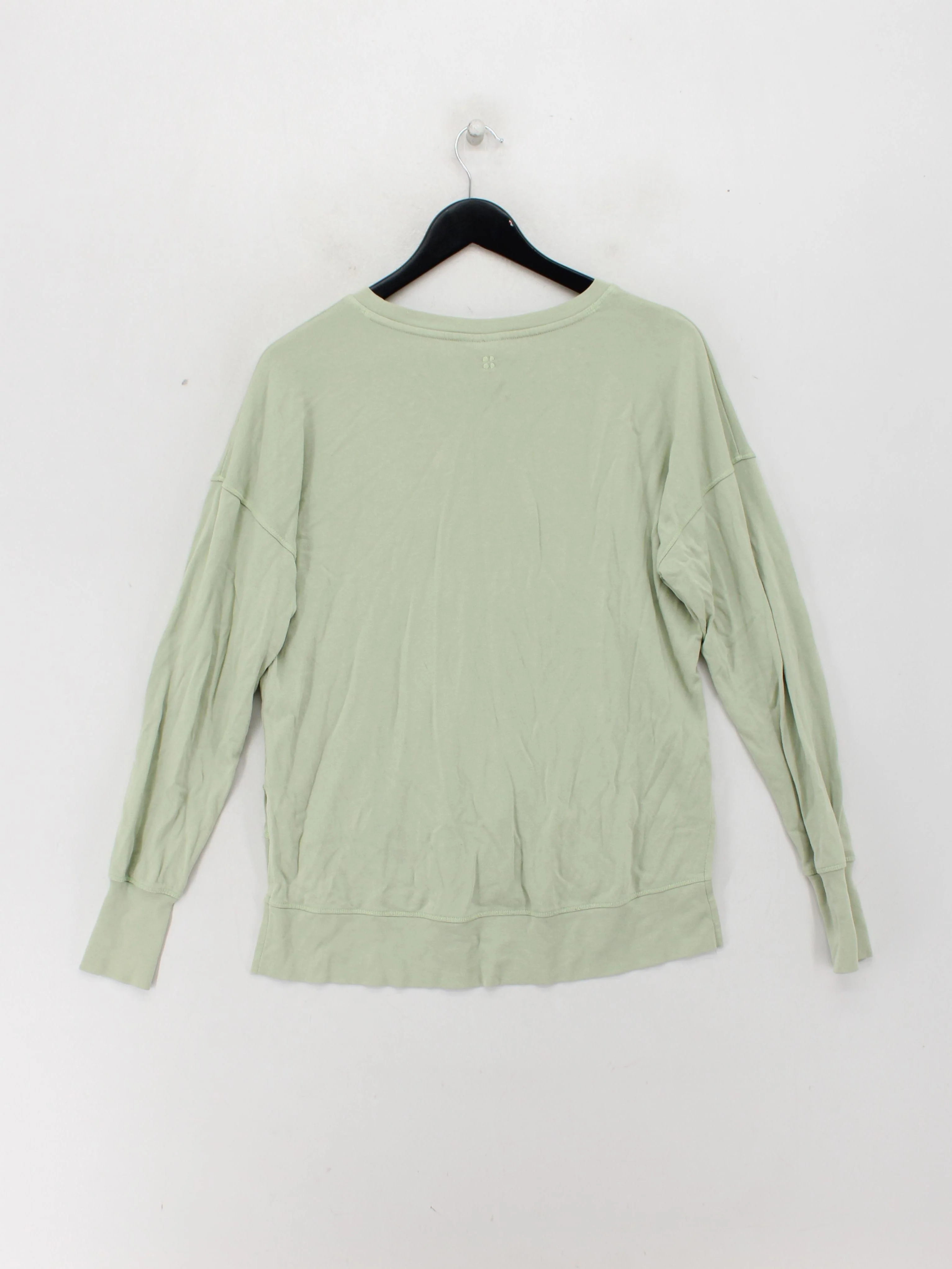 Sweaty Betty Women's Hoodie XS Green Cotton with Lyocell Modal Pullover - Image 2