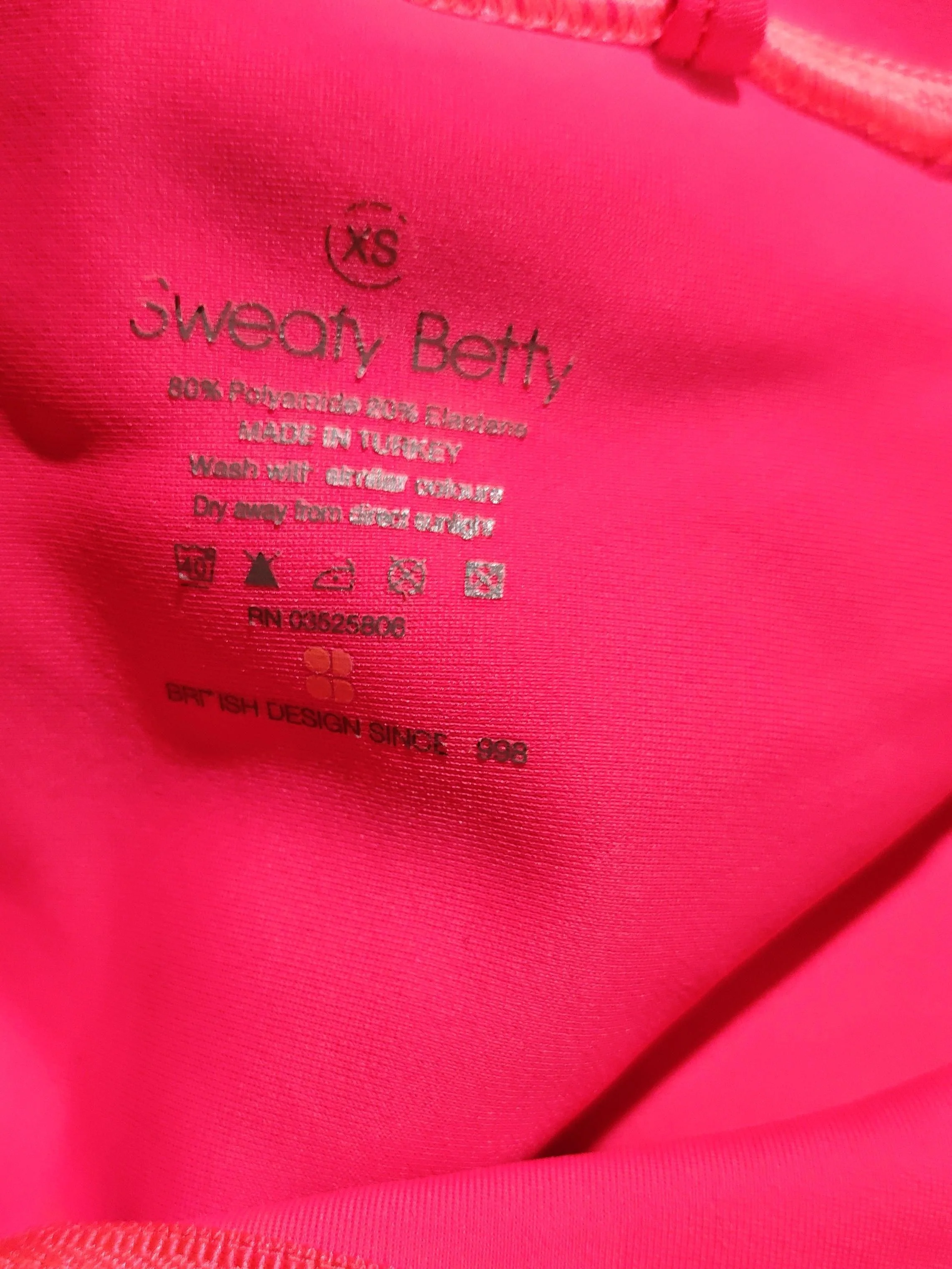 Sweaty Betty Women's Hoodie XS Pink Polyamide with Elastane Pullover - Image 7