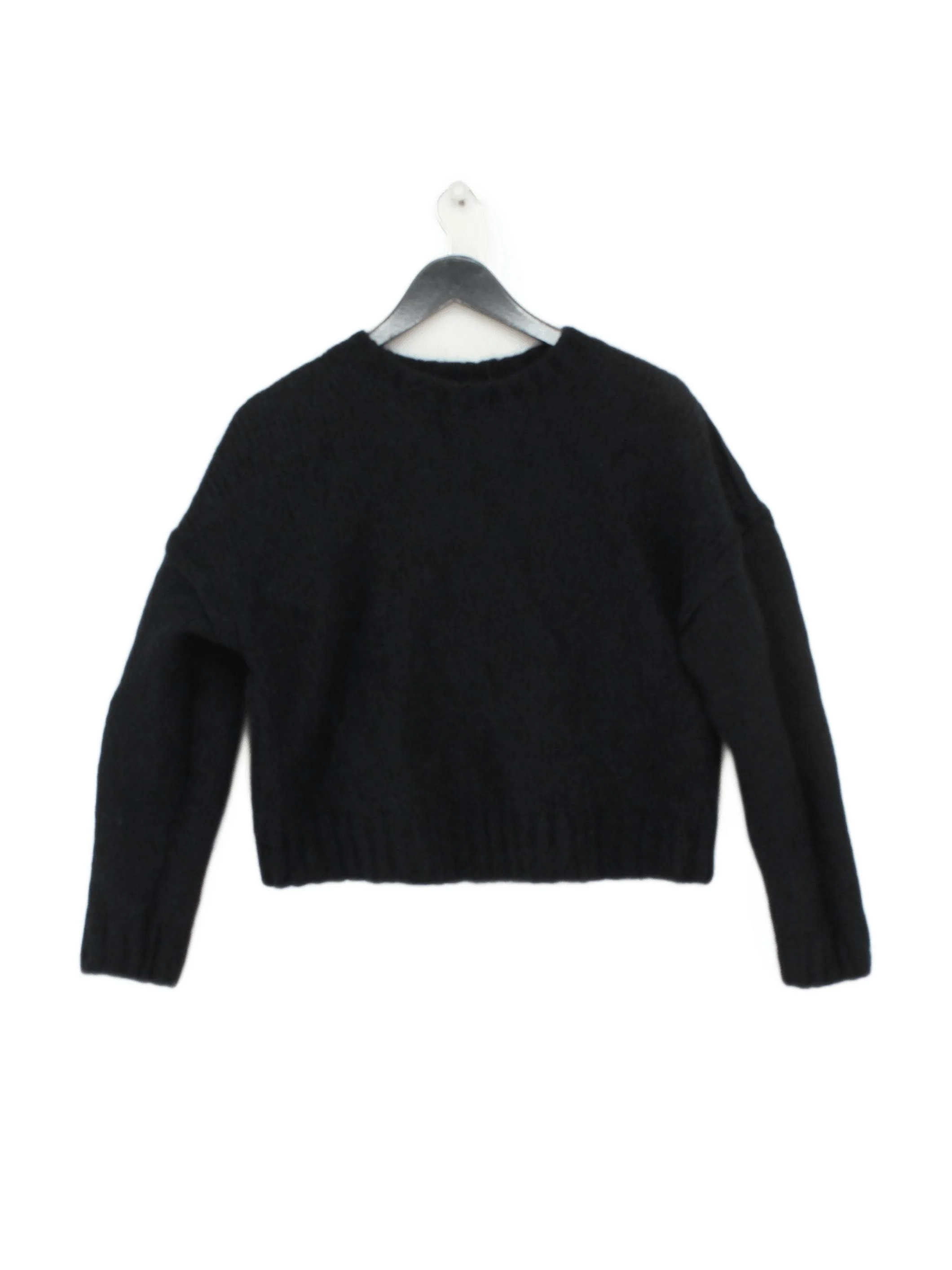 Sweaty Betty Women's Jumper M Black Other with Mohair, Nylon Crew Neck Pullover