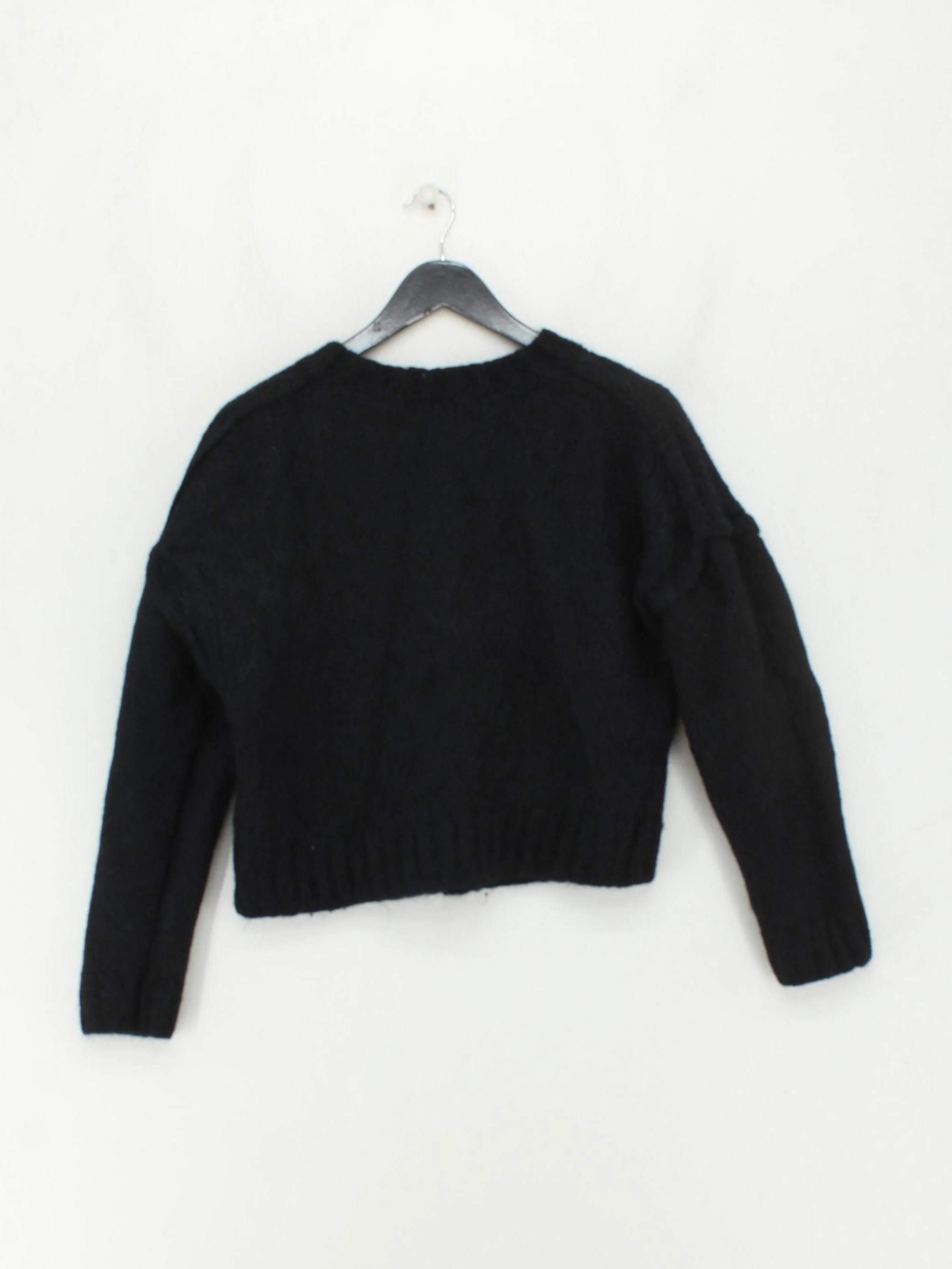 Sweaty Betty Women's Jumper M Black Other with Mohair, Nylon Crew Neck Pullover - Image 2