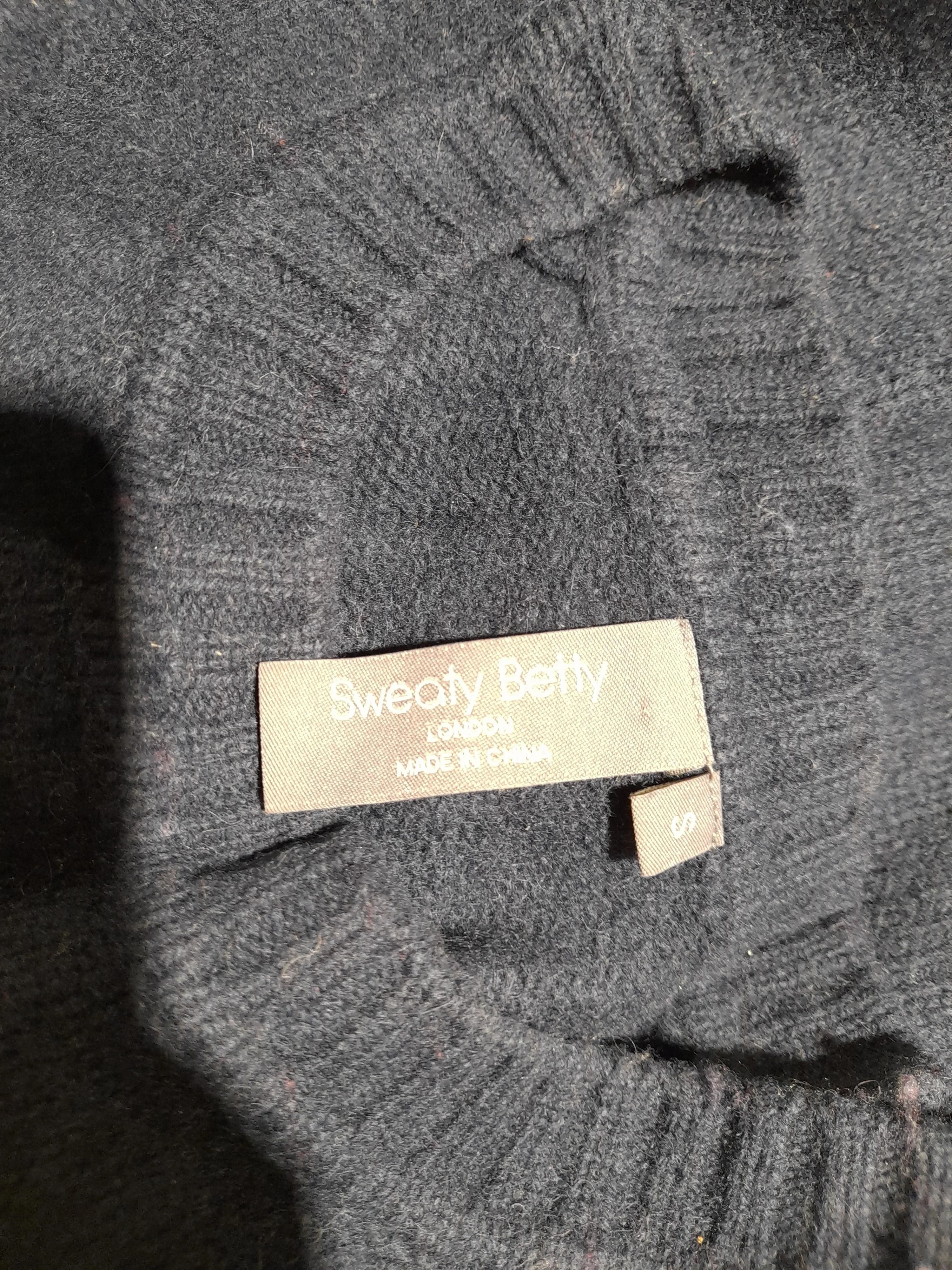 Sweaty Betty Women's Jumper S Blue Wool with Other Round Neck Pullover - Image 6