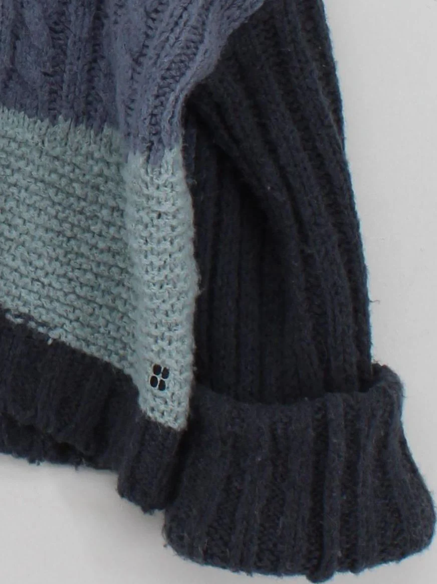 Sweaty Betty Women's Jumper XS Blue Acrylic with Wool Roll Neck Pullover - Image 4