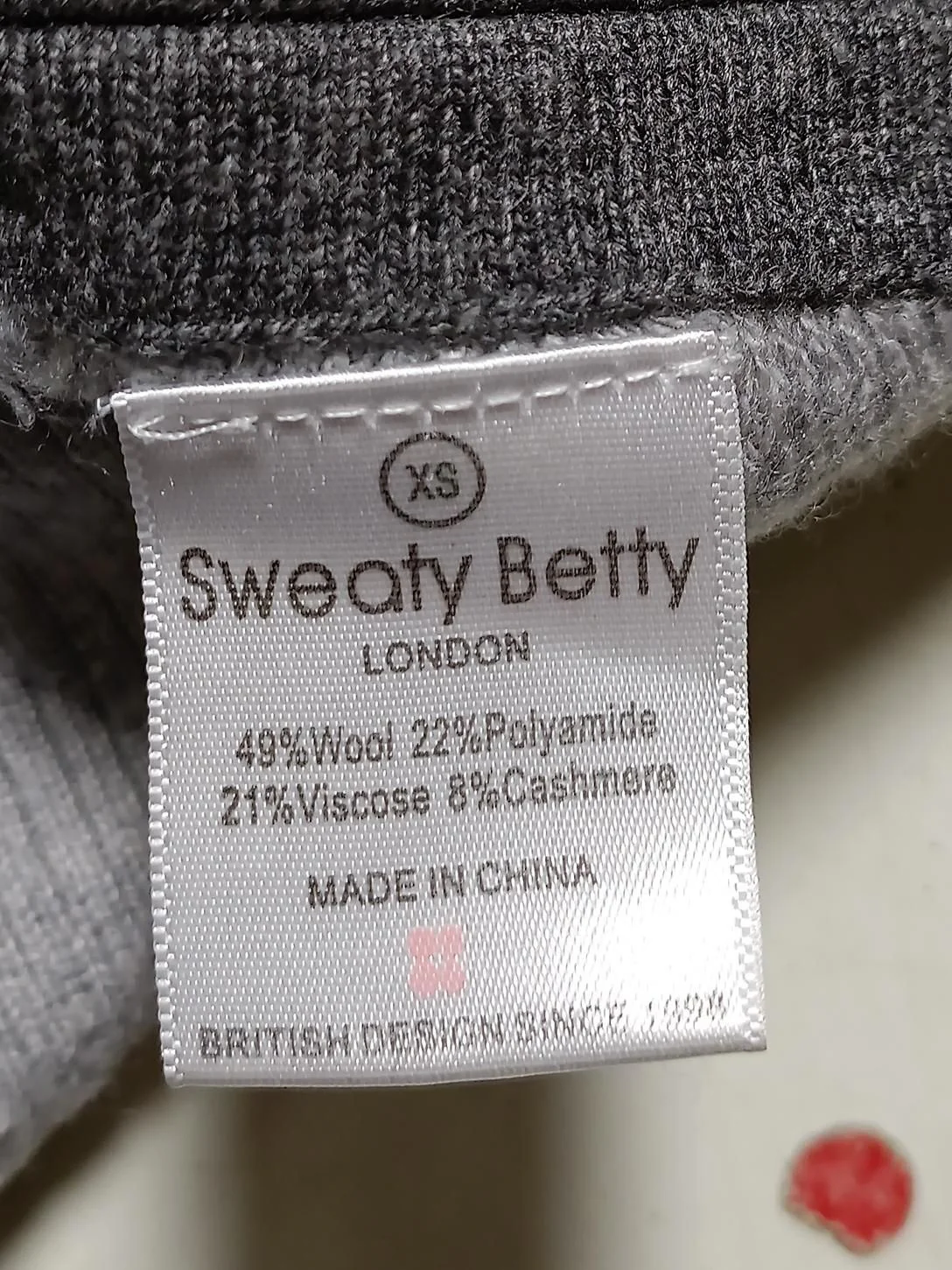 Sweaty Betty Women's Jumper XXS Grey Wool - Image 7