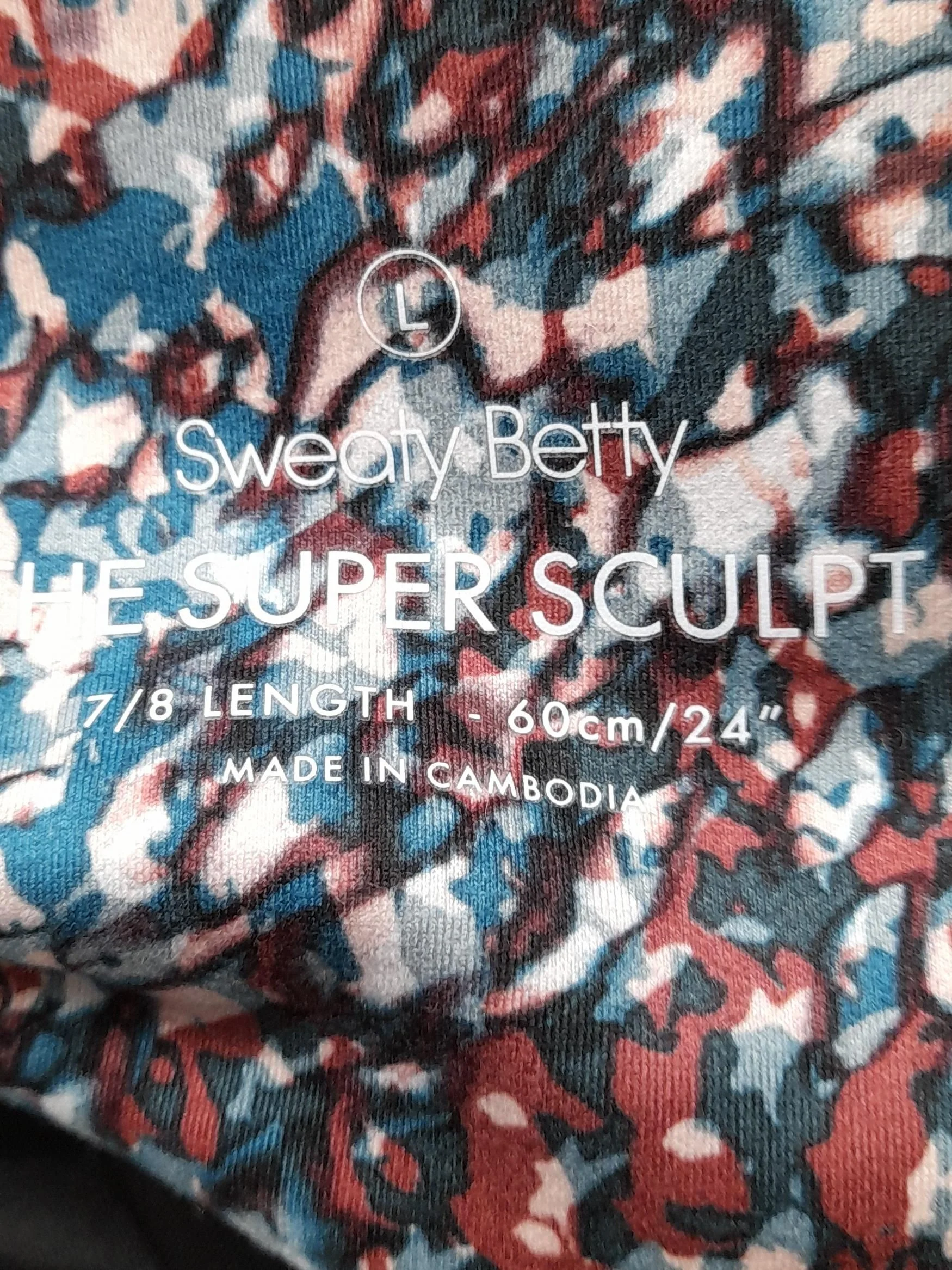 Sweaty Betty Women's Leggings L Multi Polyester with Elastane Cropped - Image 5