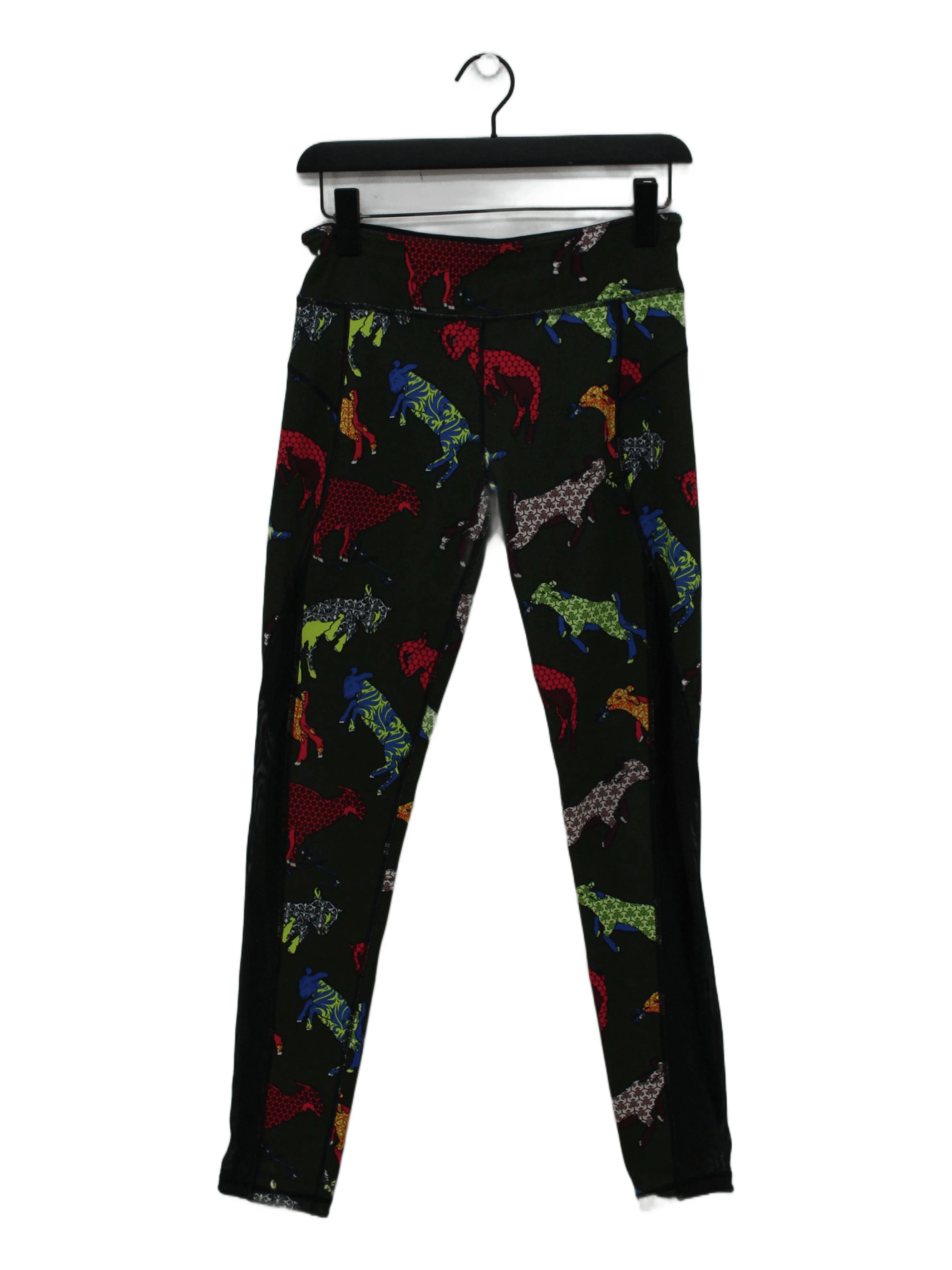 Sweaty Betty Women's Leggings M Black Animal Print 100% Other Full length
