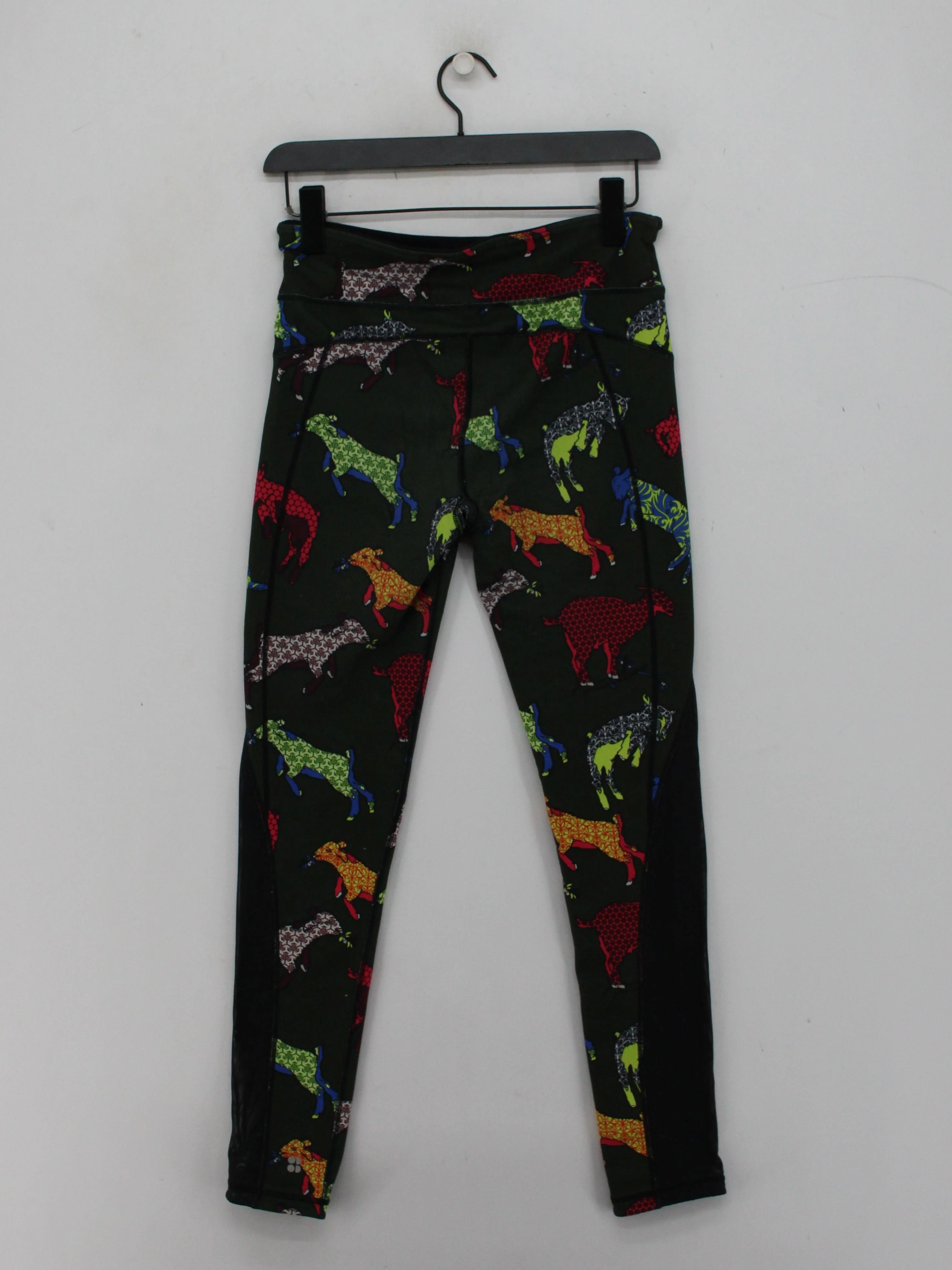 Sweaty Betty Women's Leggings M Black Animal Print 100% Other Full length - Image 2