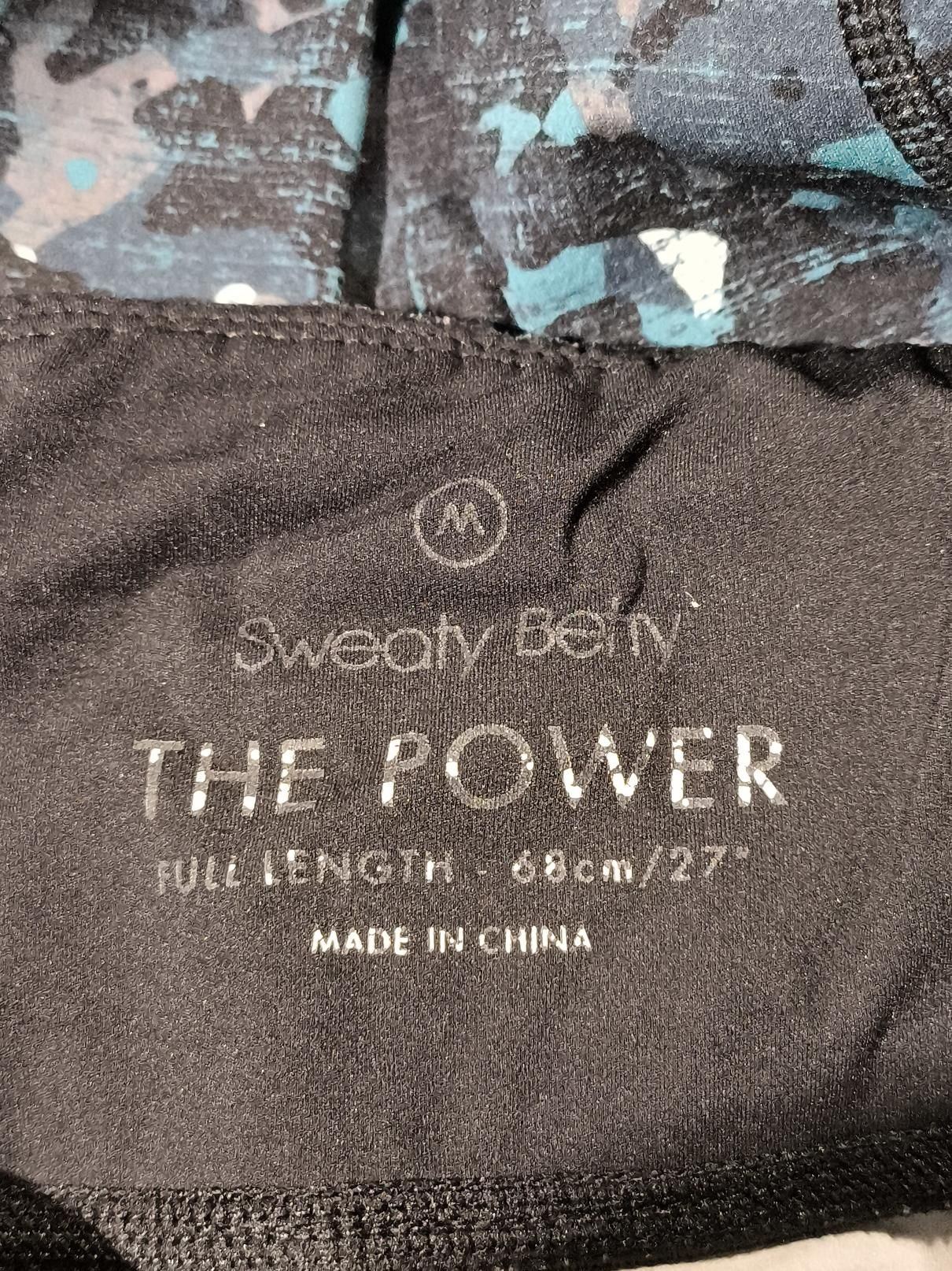 Sweaty Betty Women's Leggings M Black Camo Polyester with Elastane Full length - Image 5