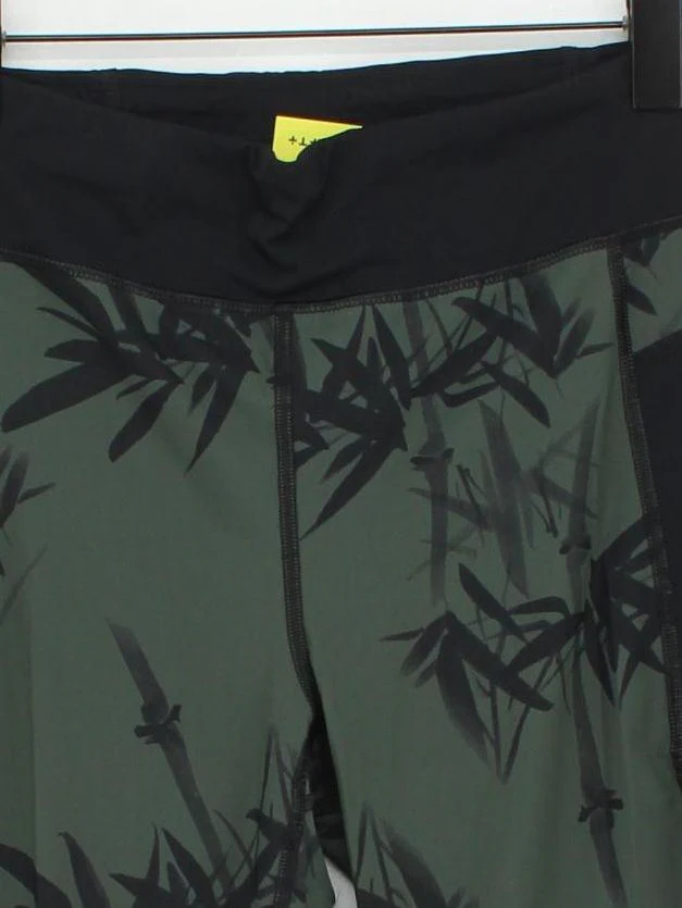 Sweaty Betty Women's Leggings M Green Floral 100% Other Full length - Image 3