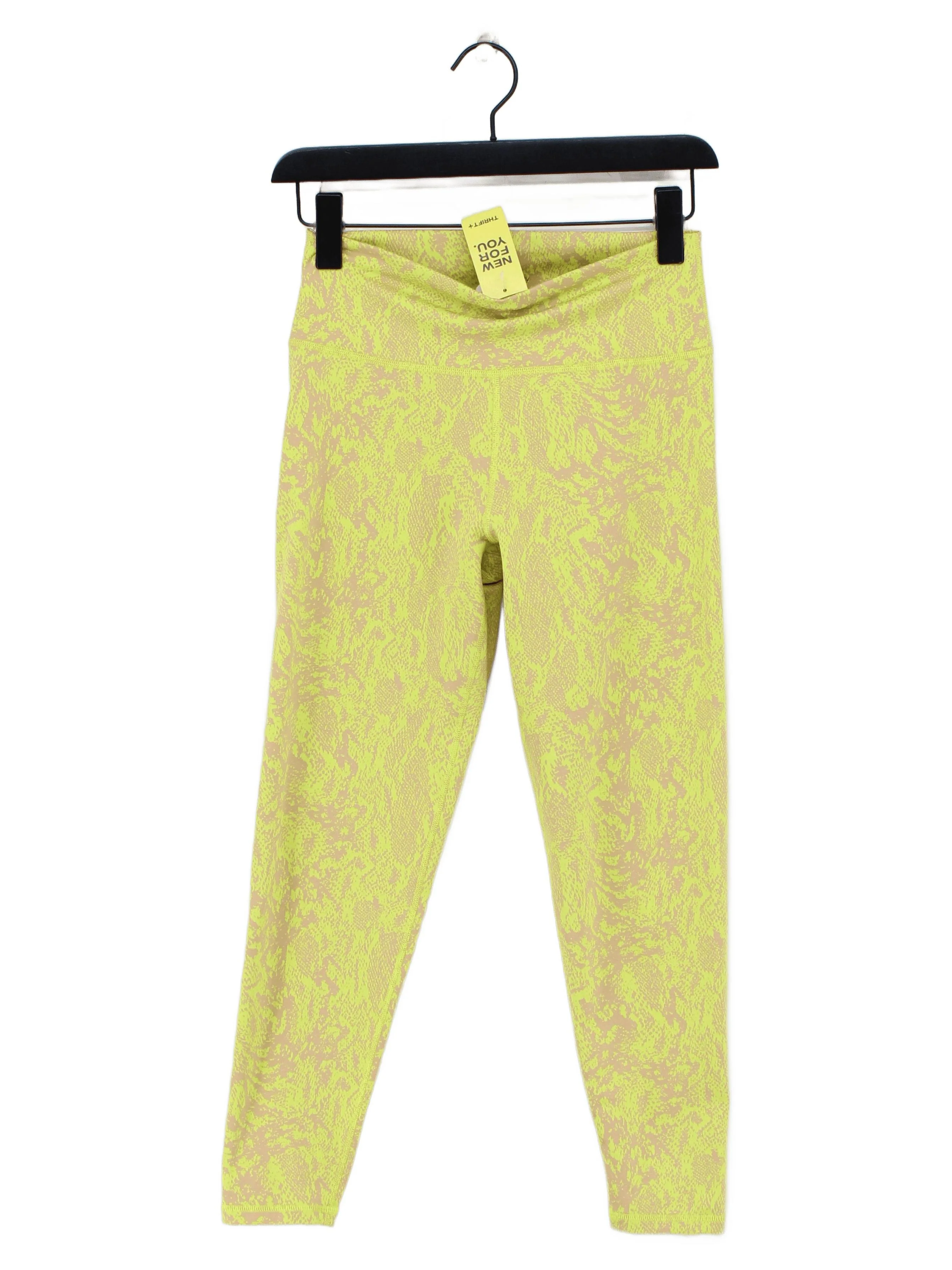 Sweaty Betty Women's Leggings M Yellow Polyester with Elastane Cropped