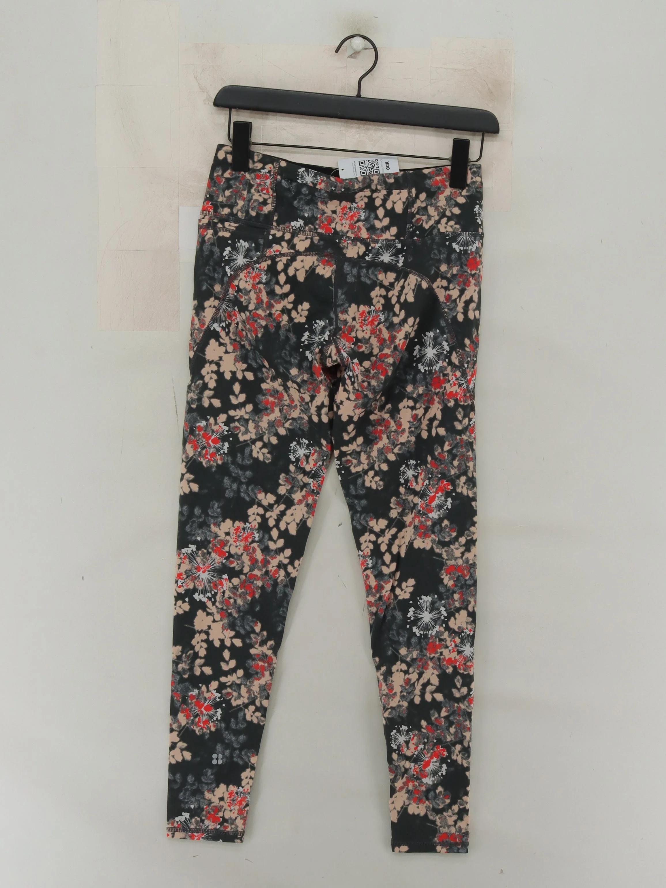 Sweaty Betty Women's Leggings S Black Floral Polyamide with Elastane Full length - Image 2