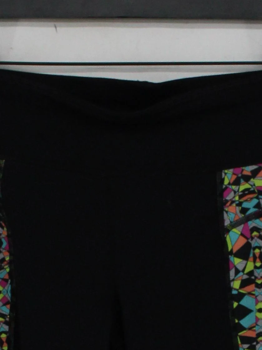 Sweaty Betty Women's Leggings S Black Geometric 100% Other Cropped - Image 3