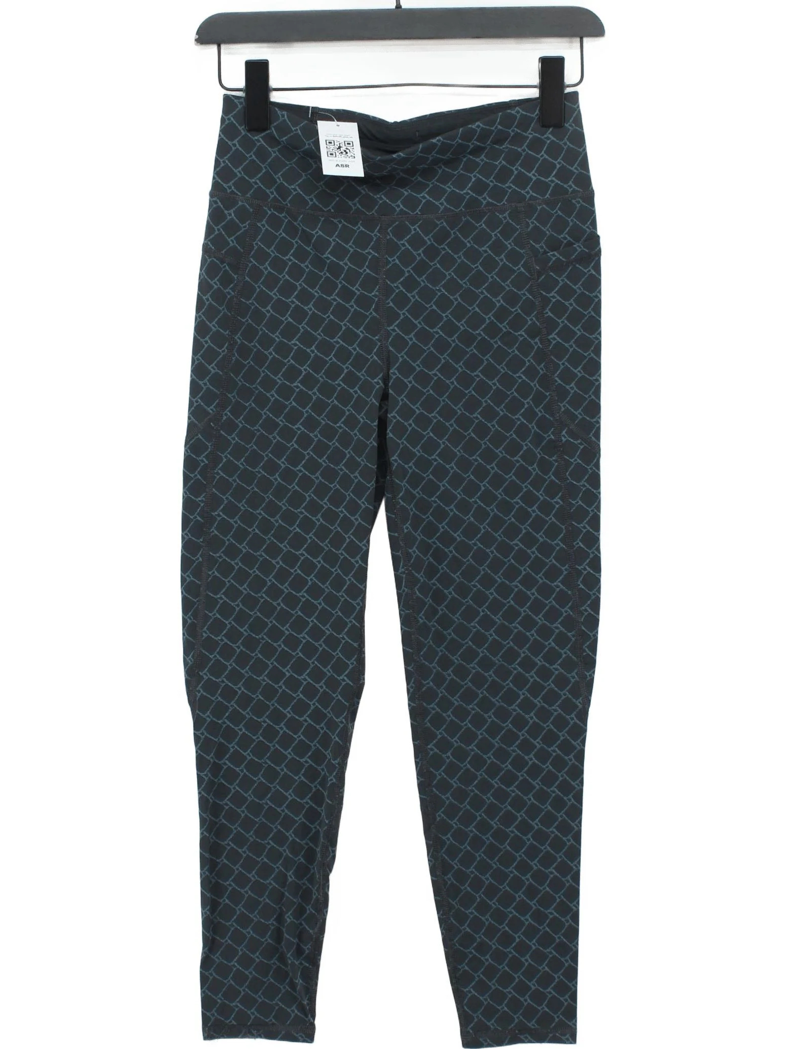 Sweaty Betty Women's Leggings S Grey Geometric Polyamide with Elastane Cropped