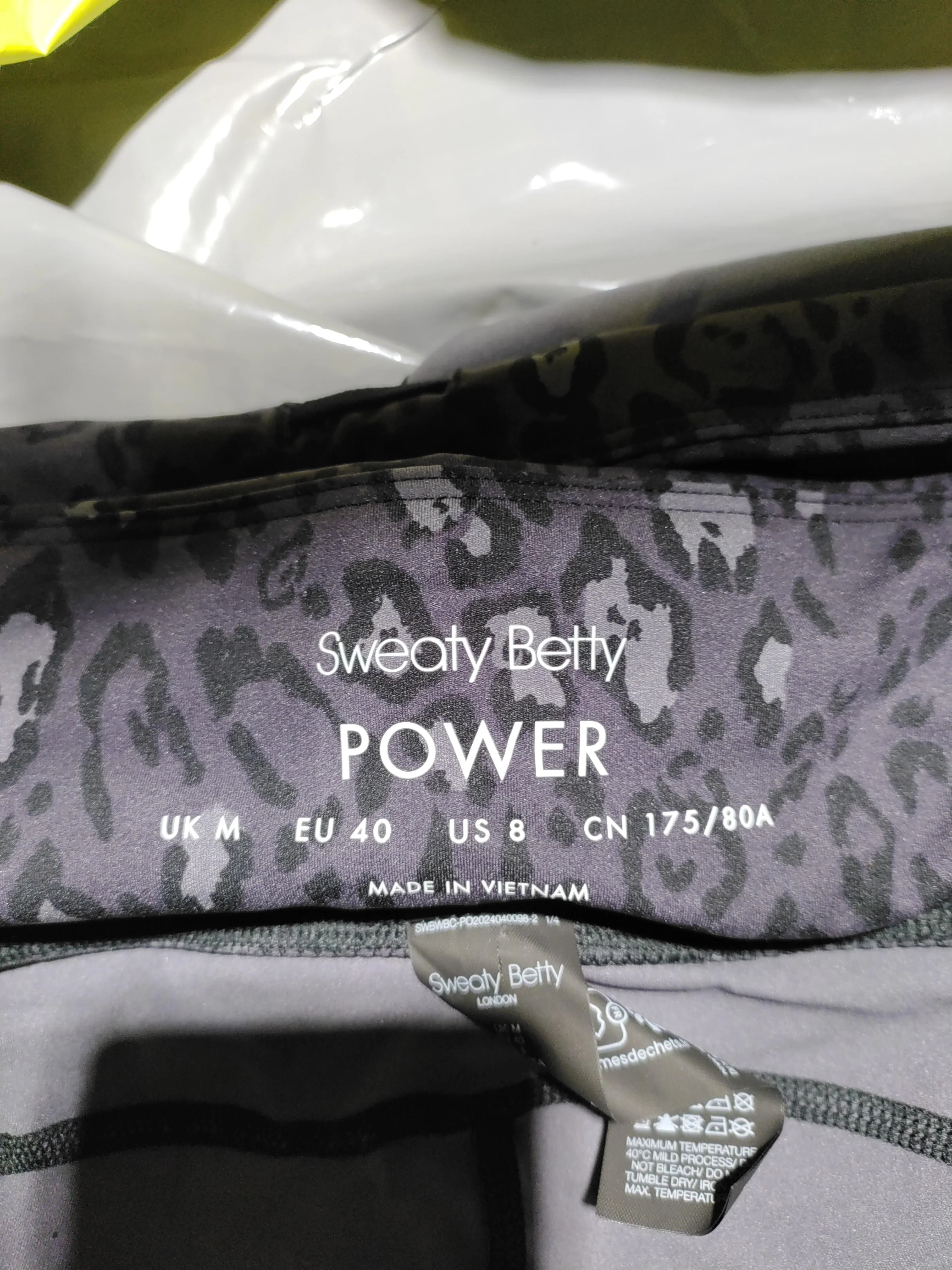 Sweaty Betty Women's Leggings UK 12 Grey Polyamide with Elastane Full length - Image 5