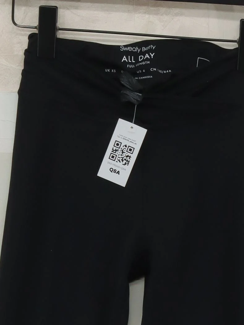 Sweaty Betty Women's Leggings XS Black Polyester with Elastane Full length - Image 3